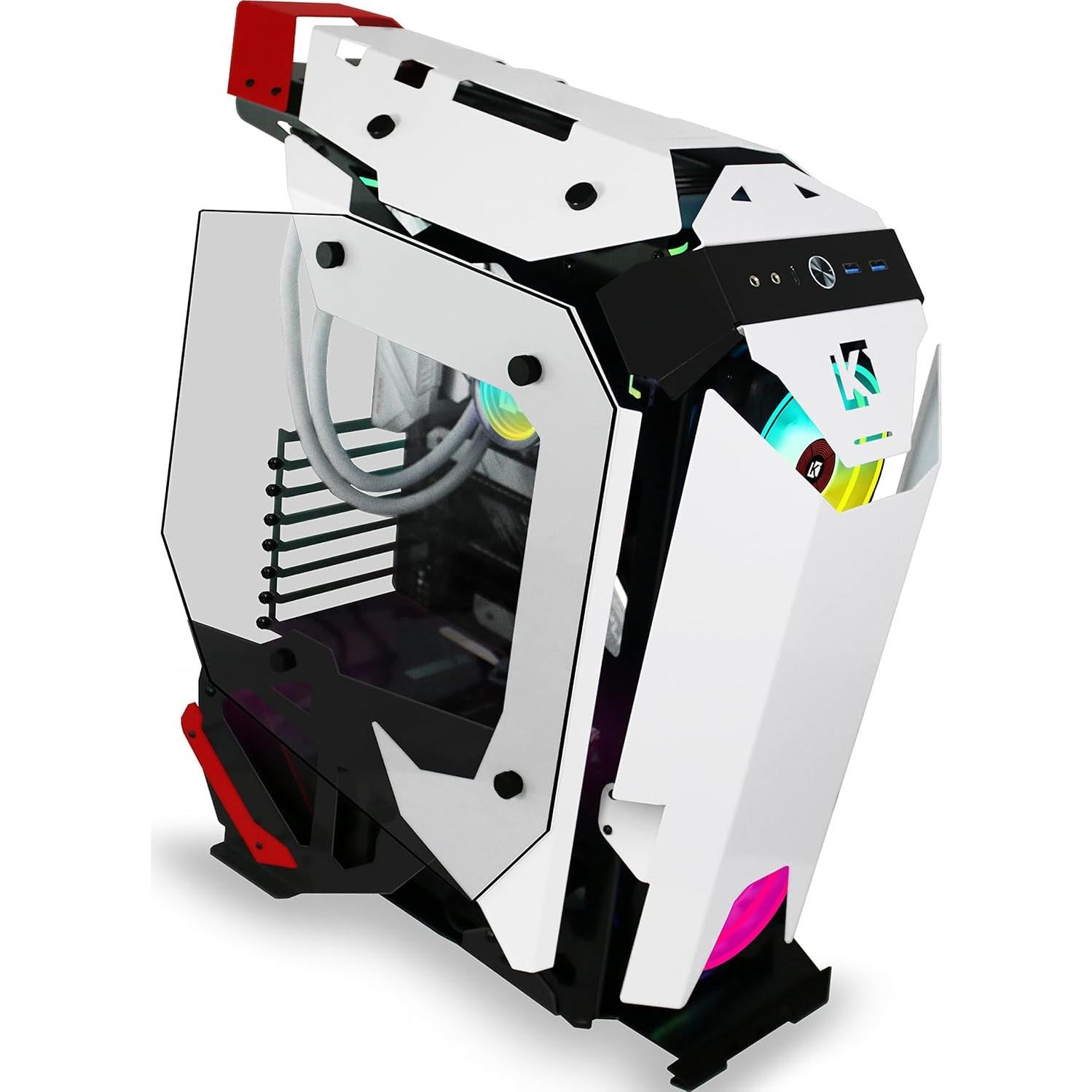 Caja de PC KEDIERS C650 ATX Gaming con Vidrio Templado