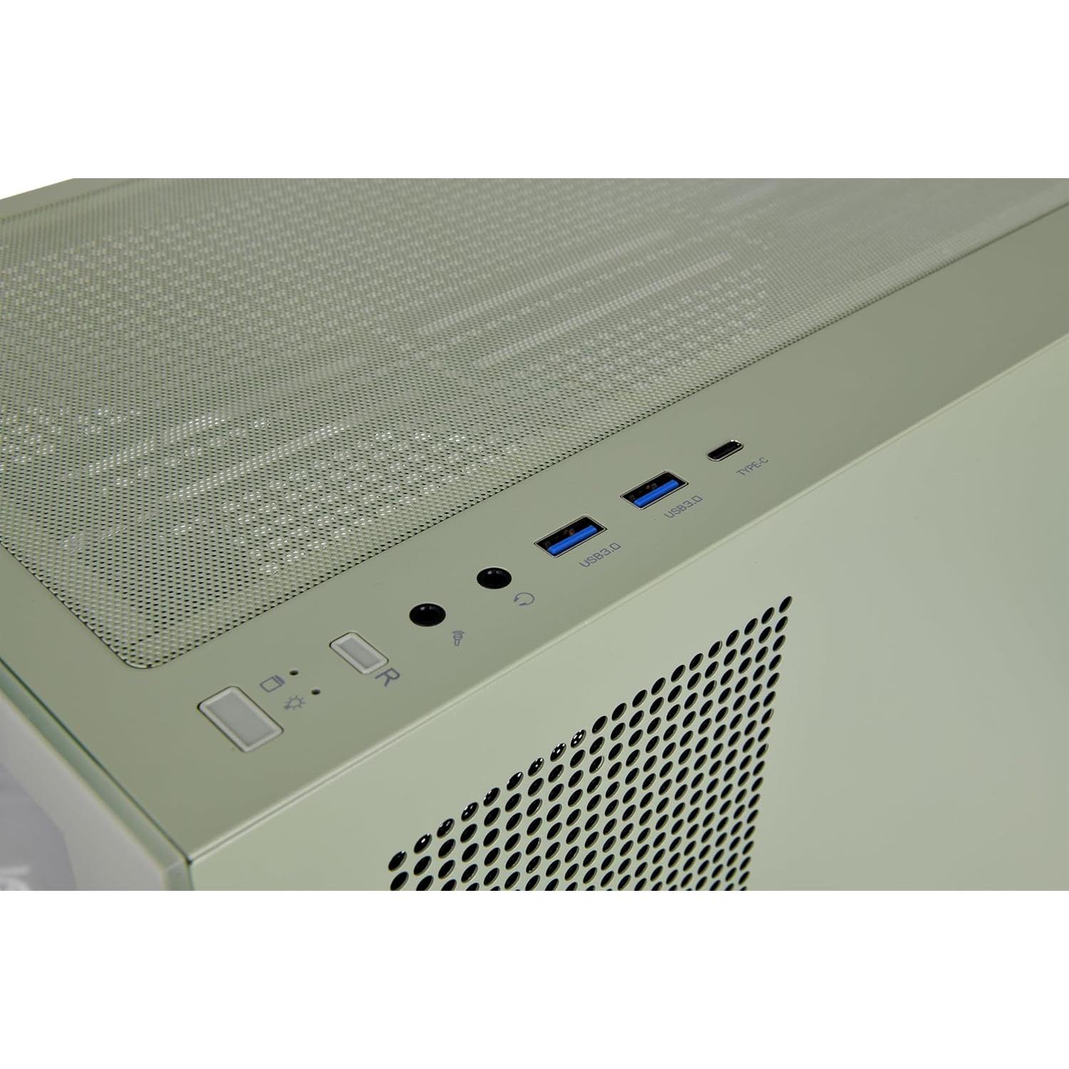 Caja Mid Tower Thermaltake View 270 Plus TG ARGB Verde Matcha