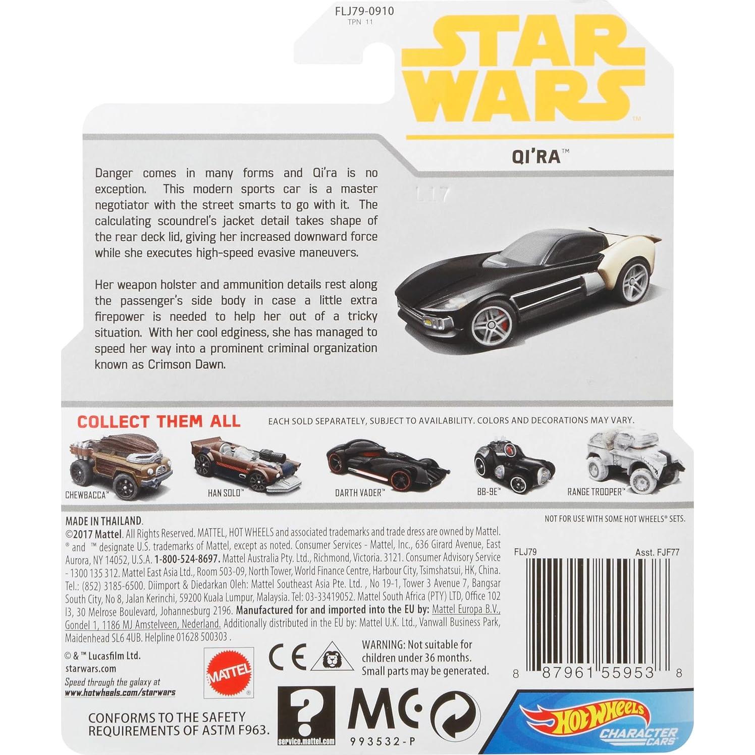 Vehículo Hot Wheels Star Wars Qi'ra 1:64 Mattel