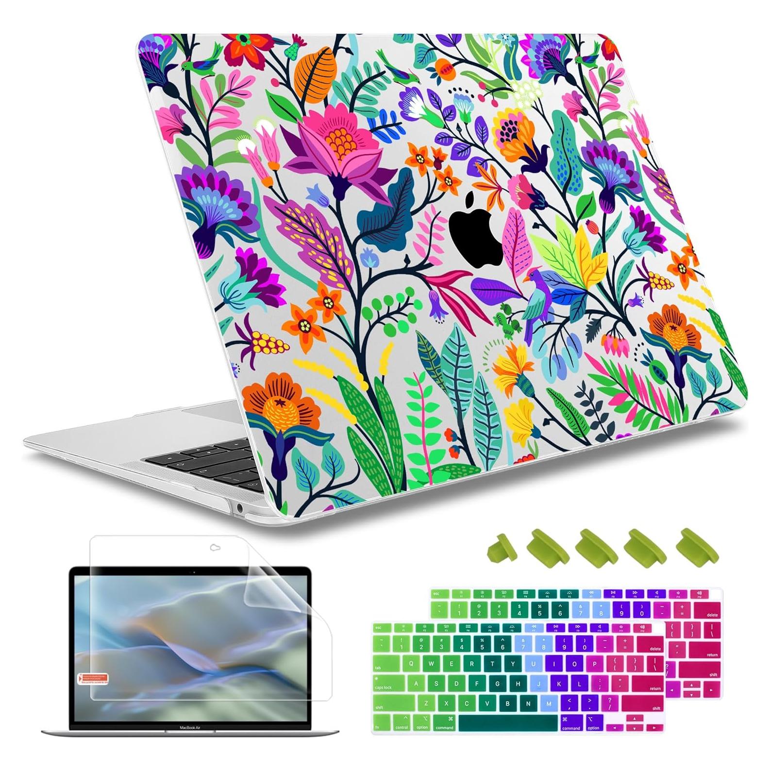 Funda Dura May Chen para MacBook Air 13" M1 2021-2018 - Flores