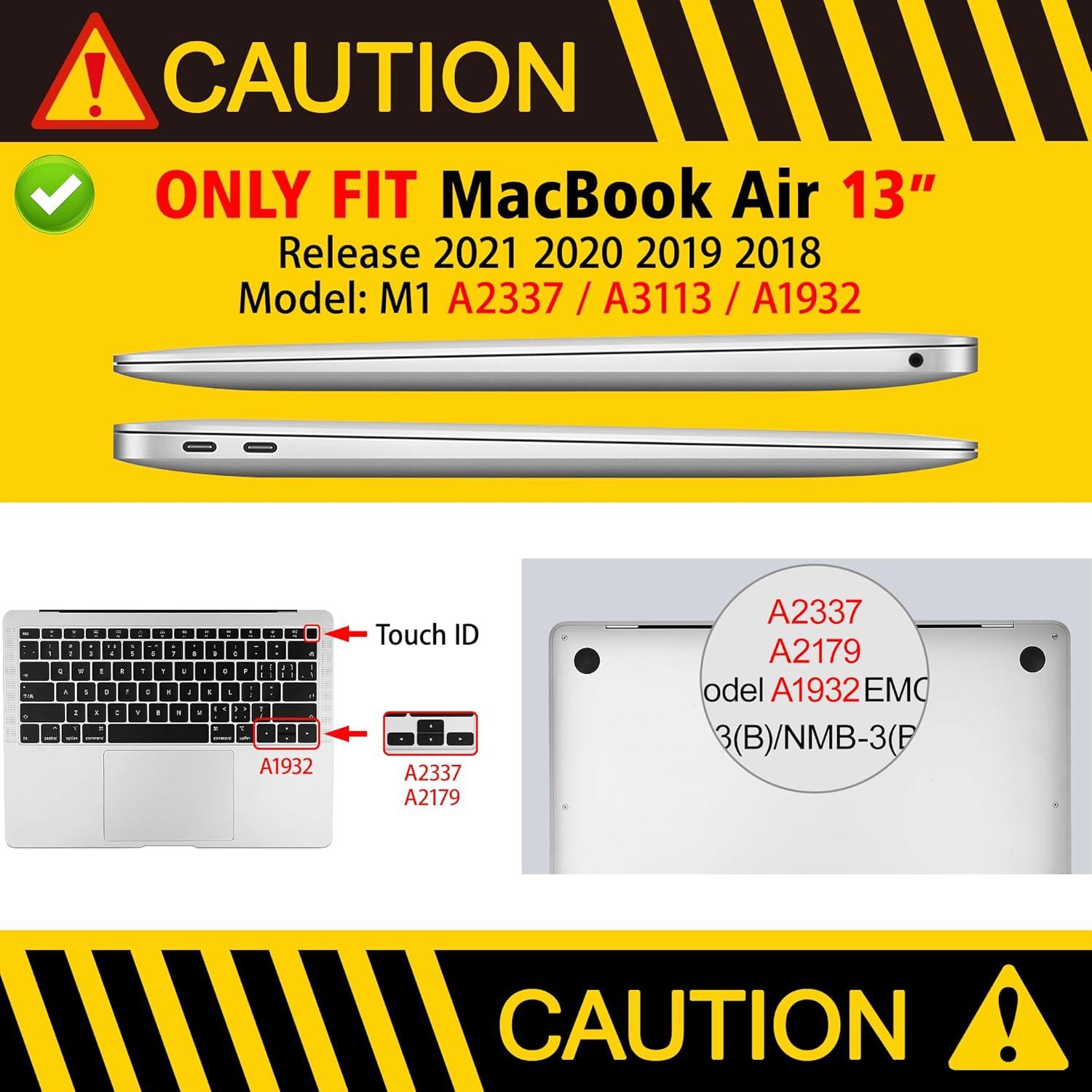 Funda Dura May Chen para MacBook Air 13" M1 2021-2018 - Flores