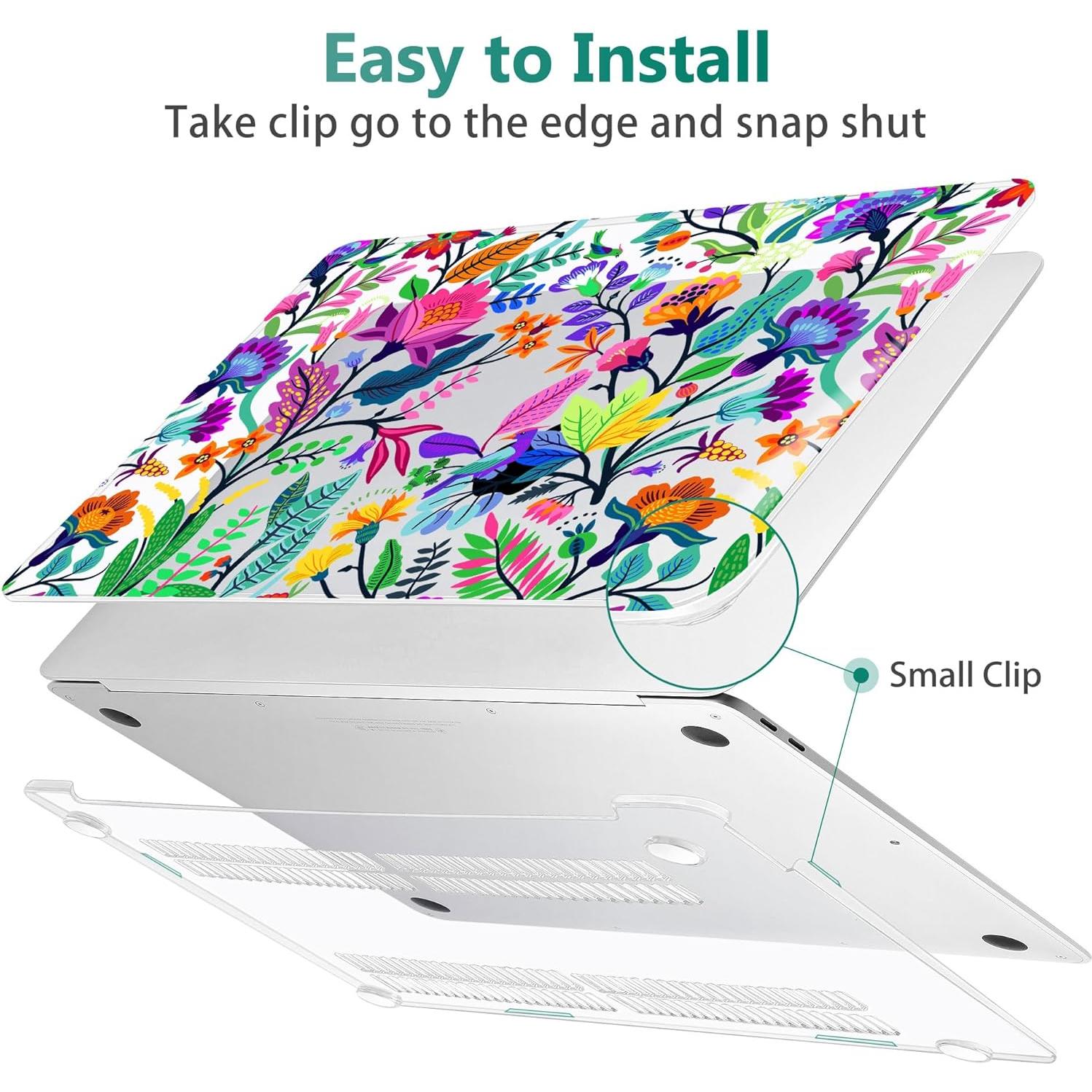 Funda Dura May Chen para MacBook Air 13" M1 2021-2018 - Flores