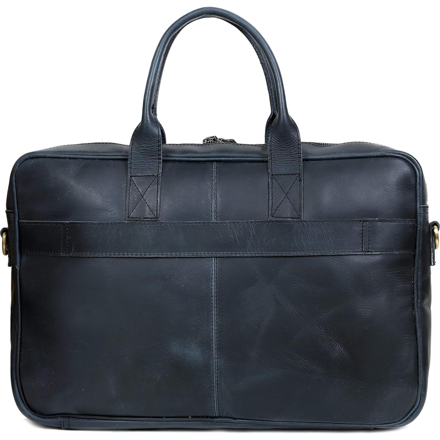 Bolsa de mano de cuero VC Vintage Couture 40.64 cm unisex