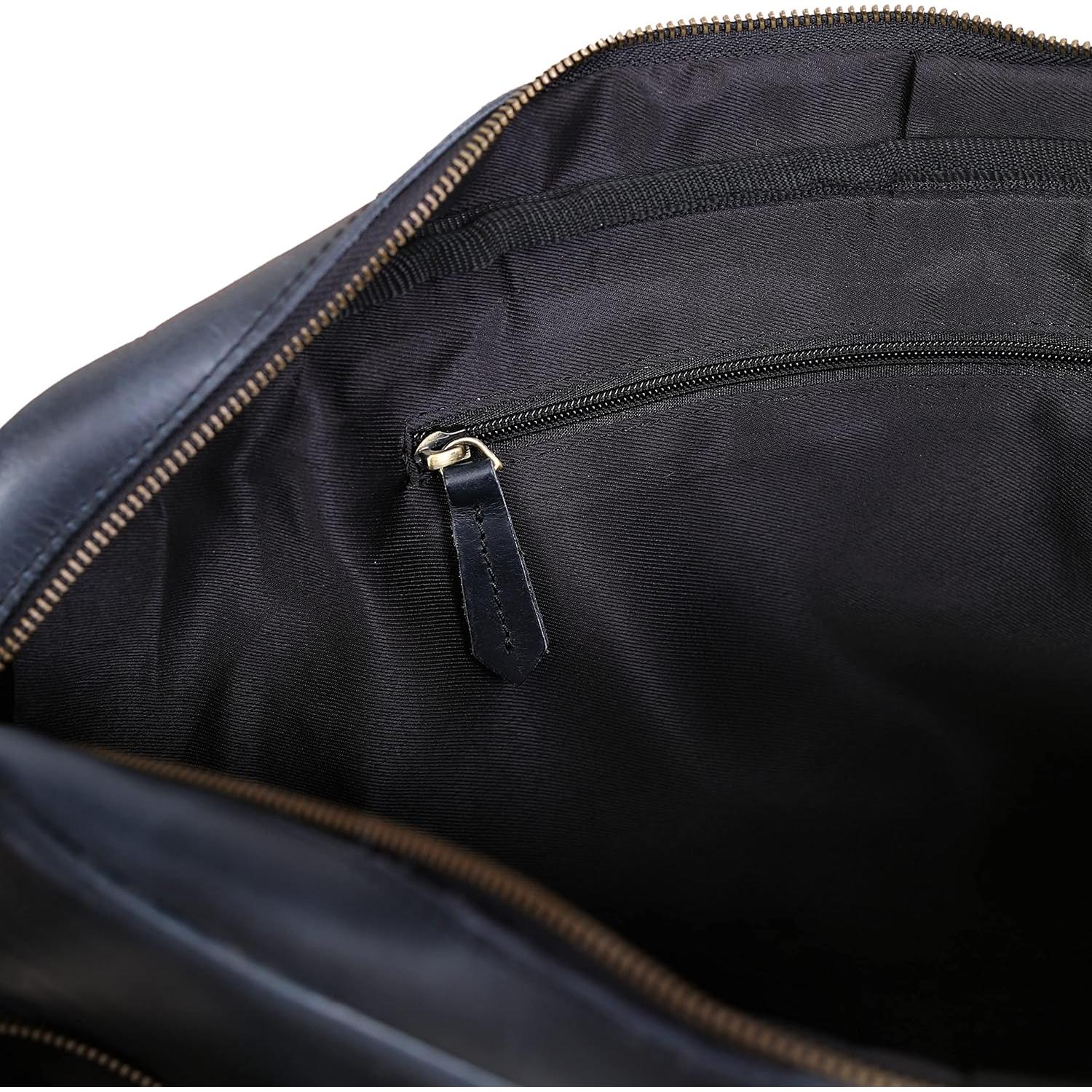 Bolsa de mano de cuero VC Vintage Couture 40.64 cm unisex