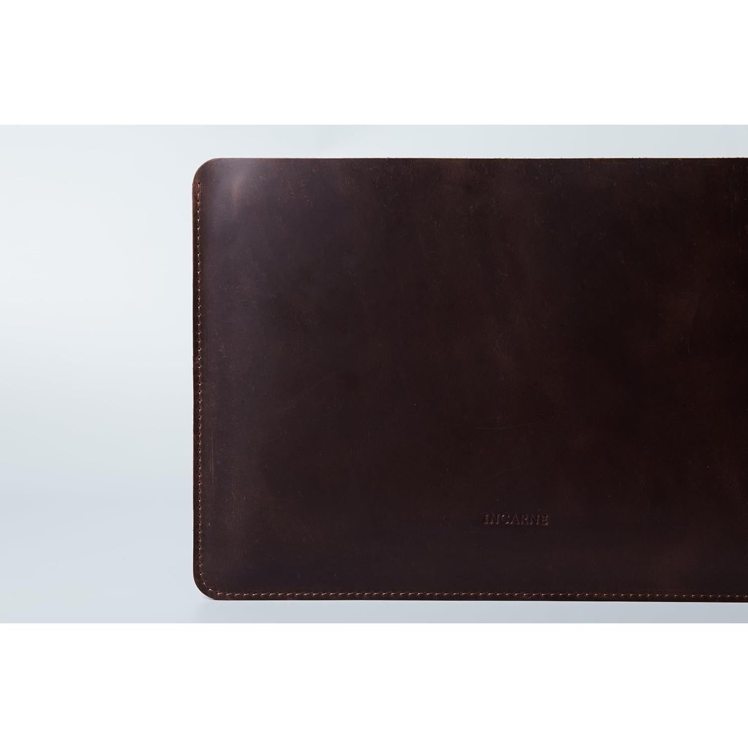 Funda de Laptop de Cuero Marrón para MacBook Air 13" 2025