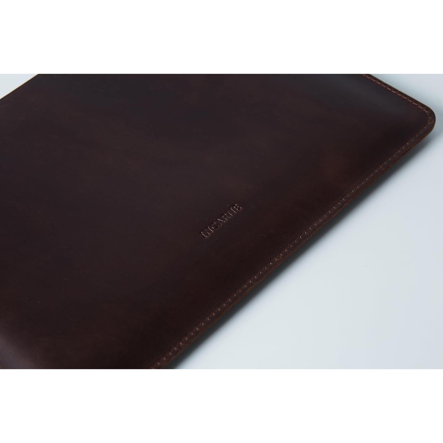 Funda de Laptop de Cuero Marrón para MacBook Air 13" 2025