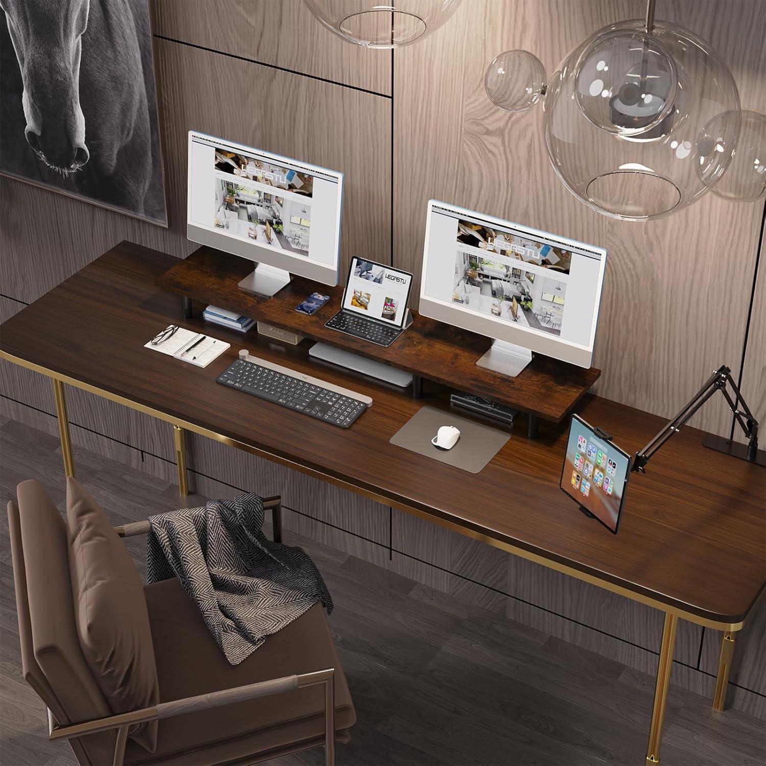 Soporte Elevador Doble para Monitor WEGASTU 109cm Vintage