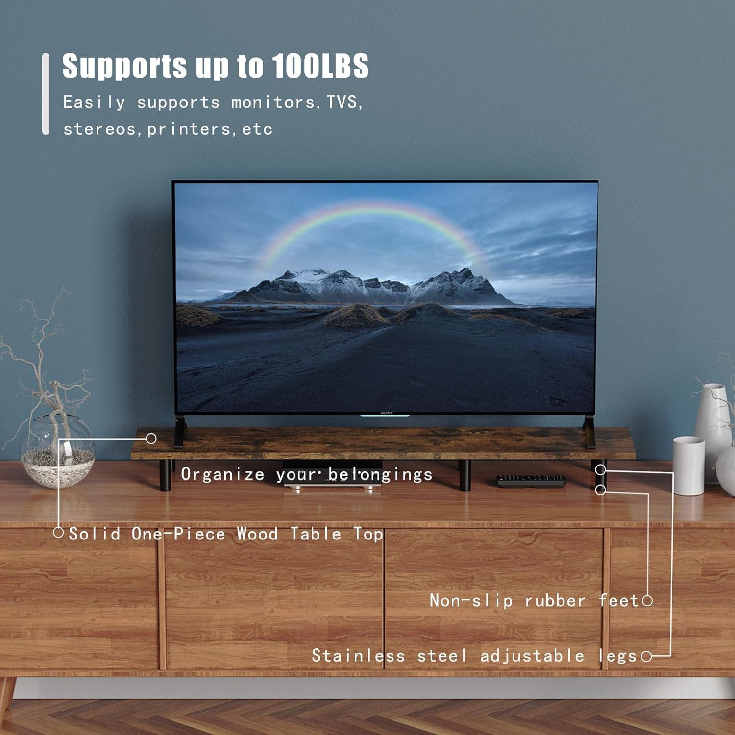 Soporte Elevador Doble para Monitor WEGASTU 109cm Vintage