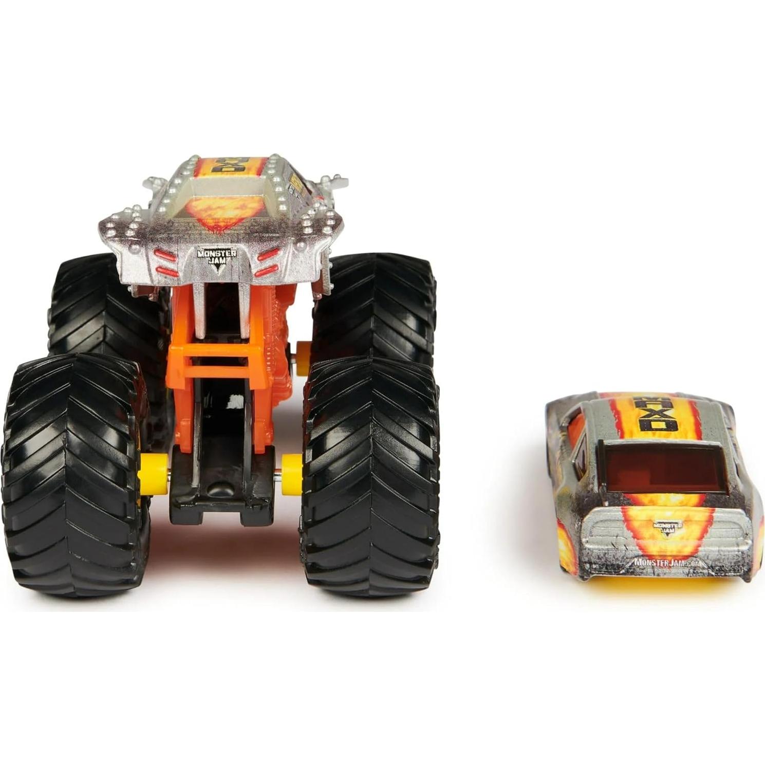 Monster Jam 2-Pack Camión y Auto 1:64 Max-D
