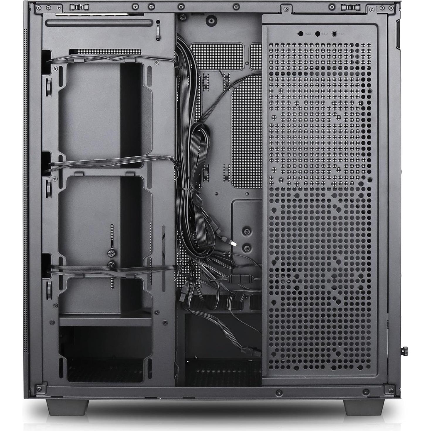 Caja de Computadora Rosewill Helium Flow Negra ATX Mid Tower