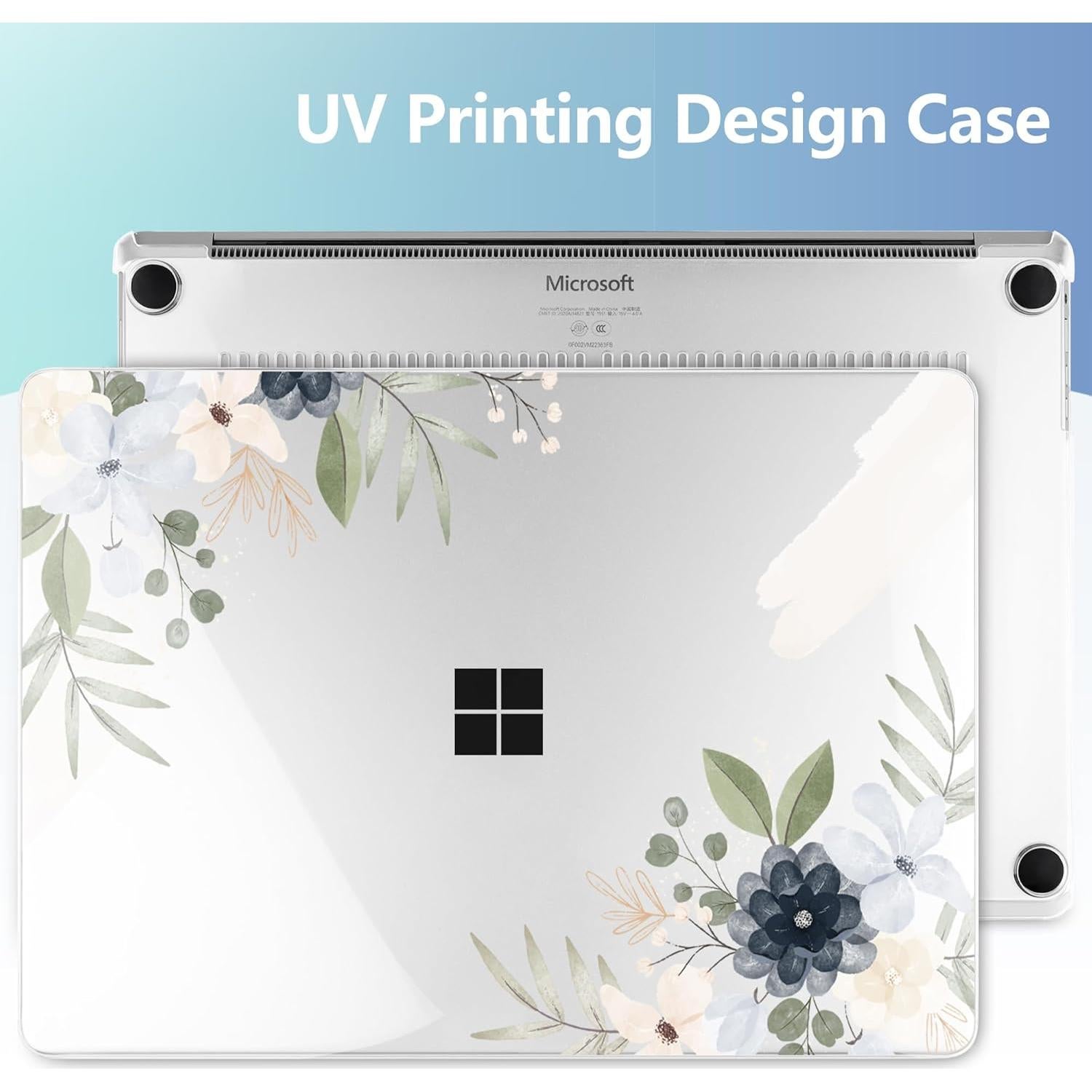 Funda MEEgoodo para Microsoft Surface Laptop 13.8" 2024 Floral