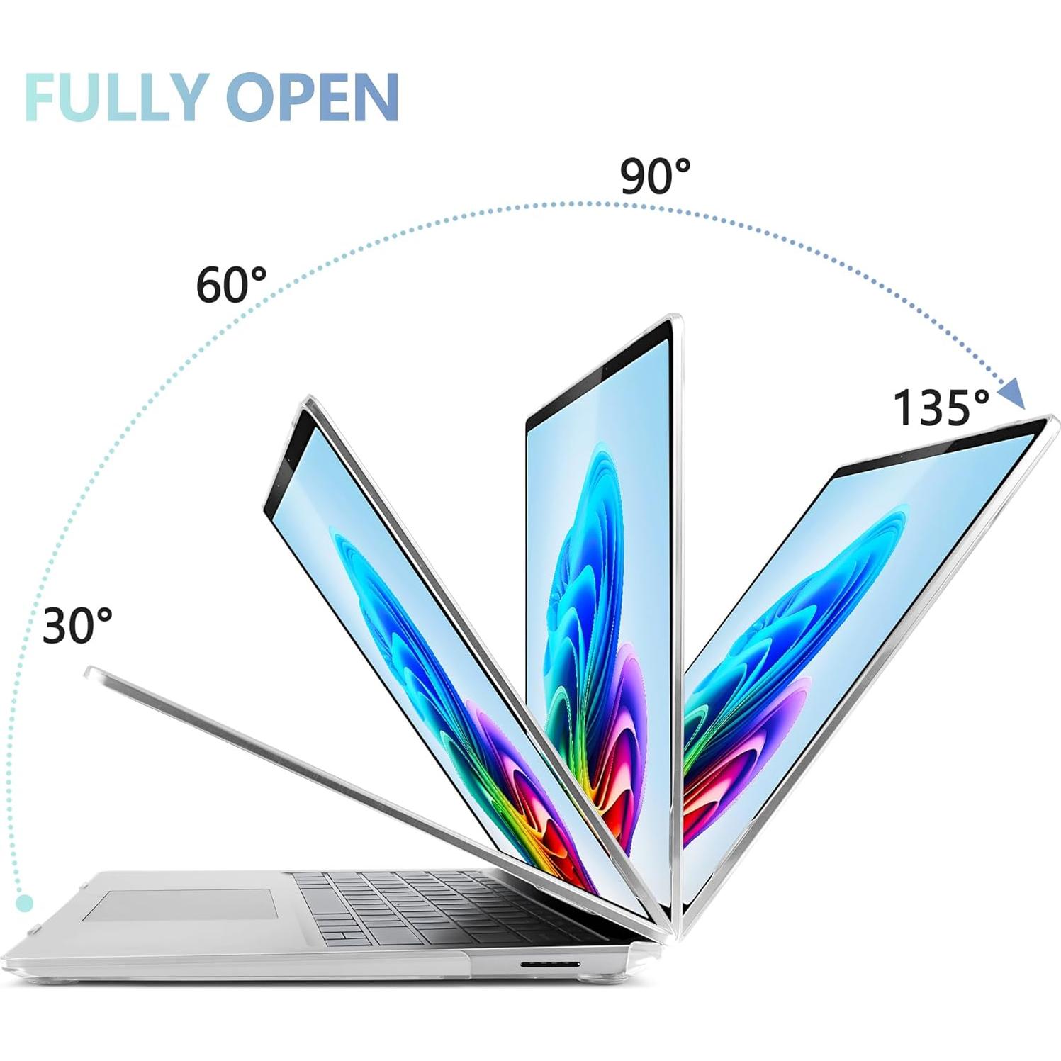 Funda MEEgoodo para Microsoft Surface Laptop 13.8" 2024 Floral