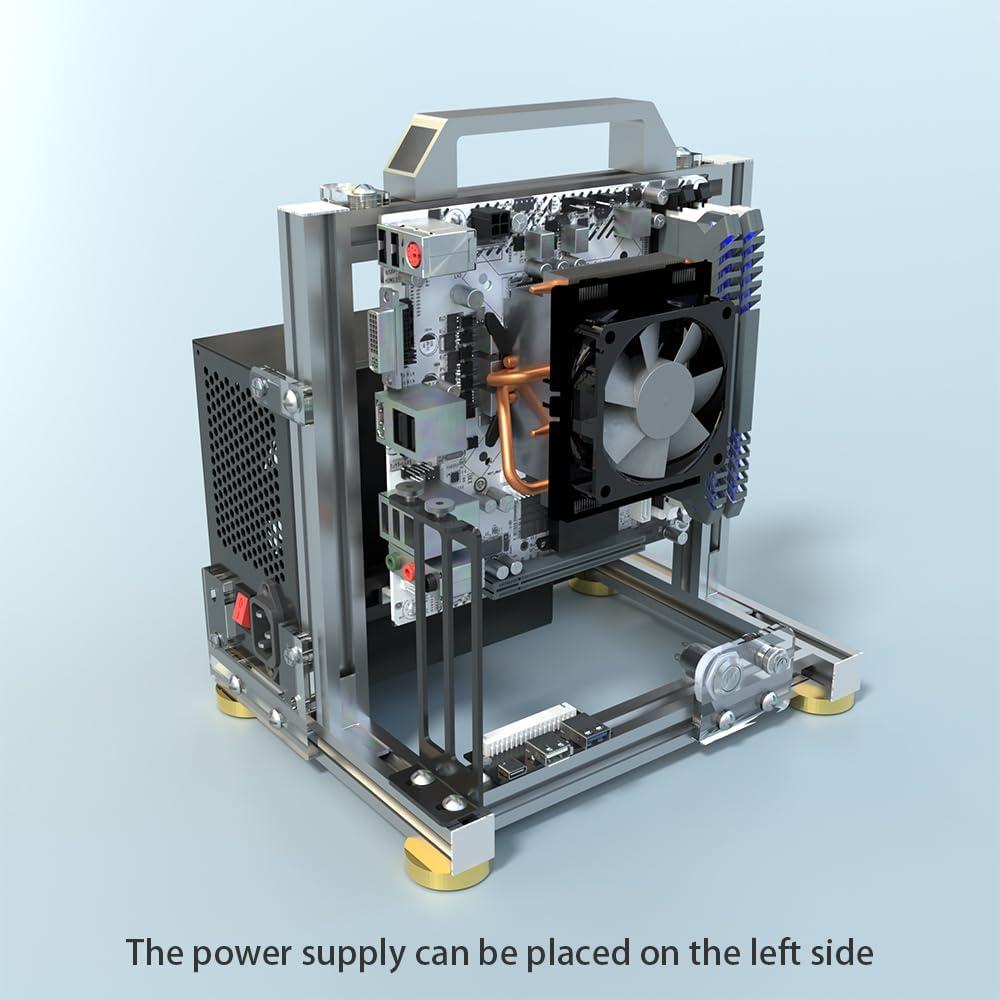 Chasis de PC DALAIBUKESI Marco Abierto ITX Aluminio 1.81kg