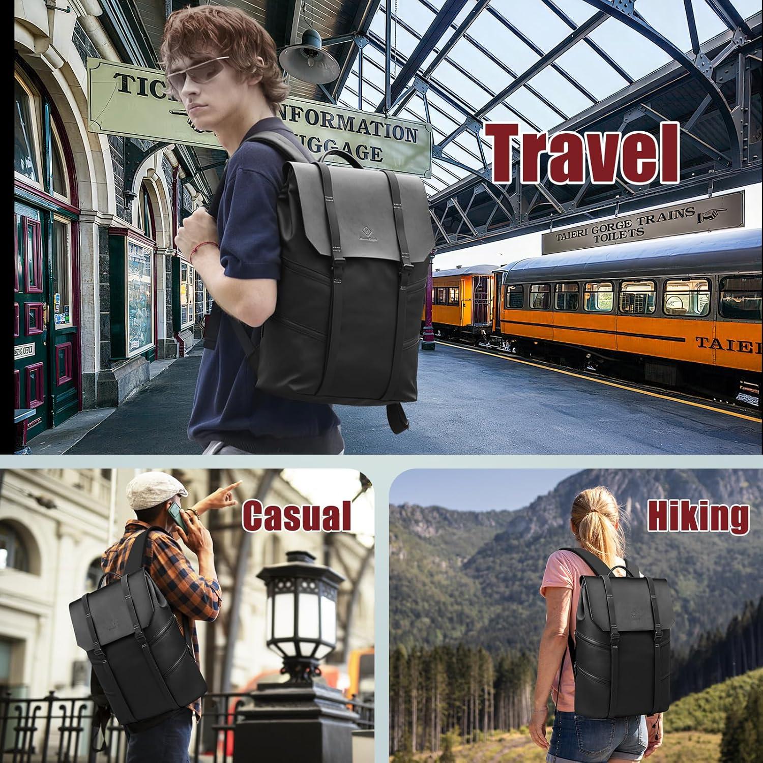 Mochila HK Impermeable para Laptop 15.6" - 18L - Negro