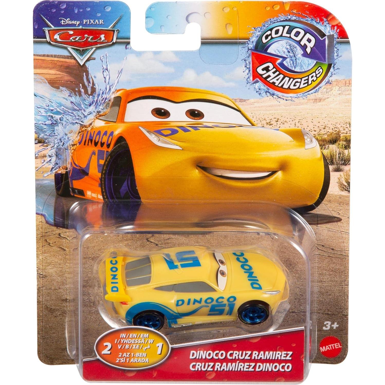 Vehículo de Cambio de Color Disney Pixar Cars - Mattel 1:55