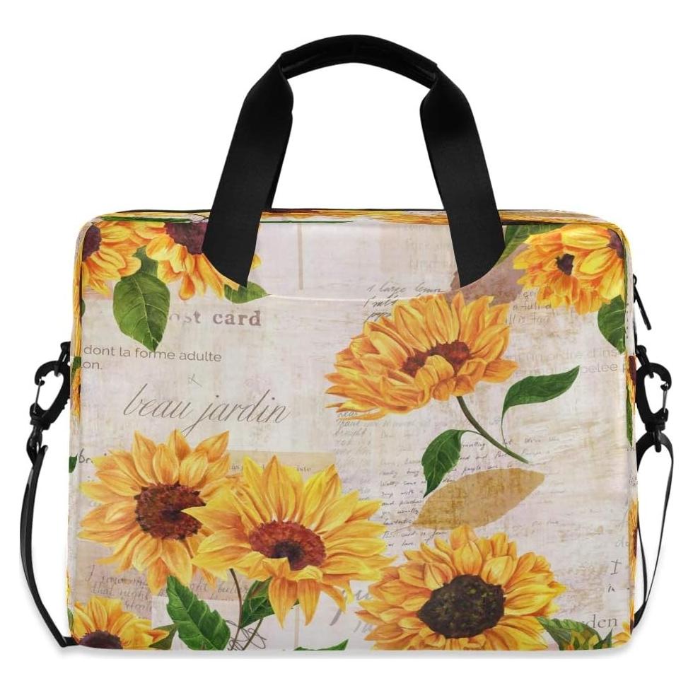 Bolsa para Laptop Yulife Girasol 40x7.5x30 cm Unisex