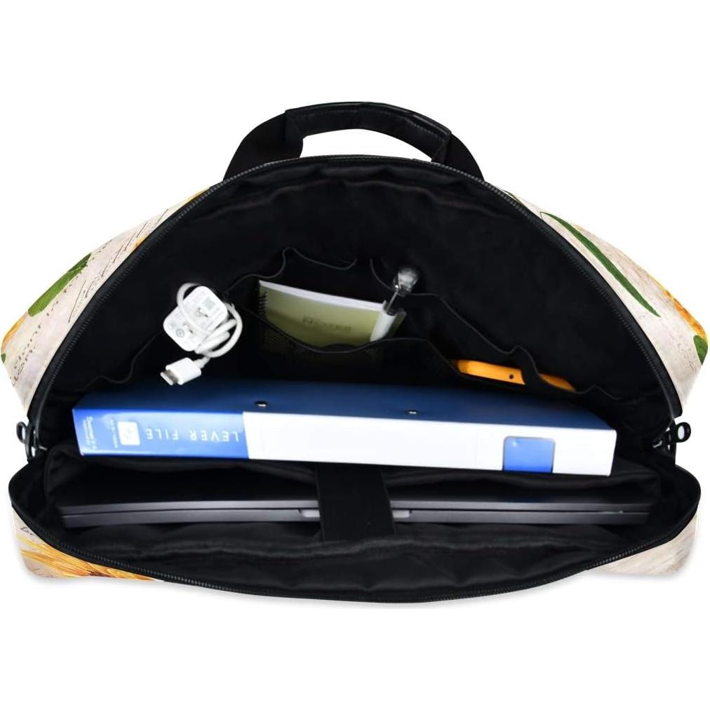 Bolsa para Laptop Yulife Girasol 40x7.5x30 cm Unisex