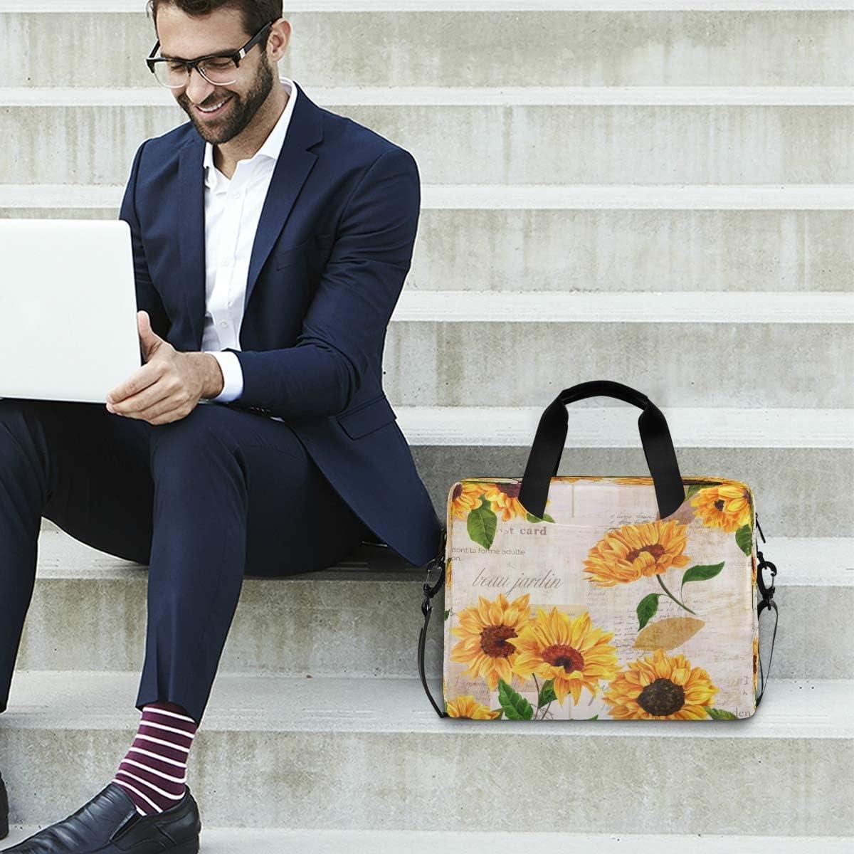 Bolsa para Laptop Yulife Girasol 40x7.5x30 cm Unisex
