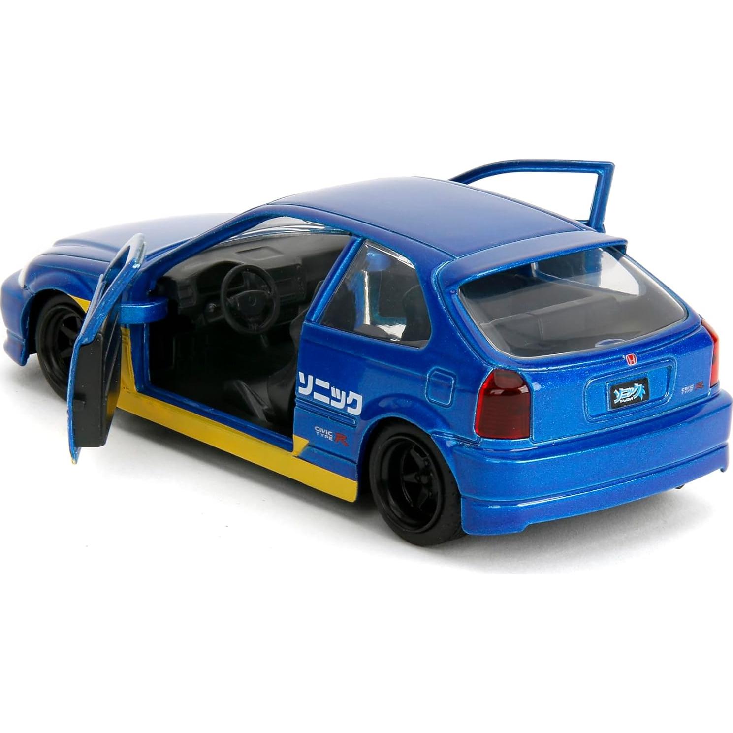 Jada Toys Sonic The Hedgehog 1997 Honda Civic Type-R 1:32