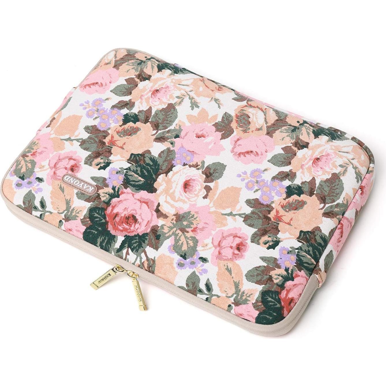 Funda de Laptop Kayond 11.6" Impermeable Camelia Blanca