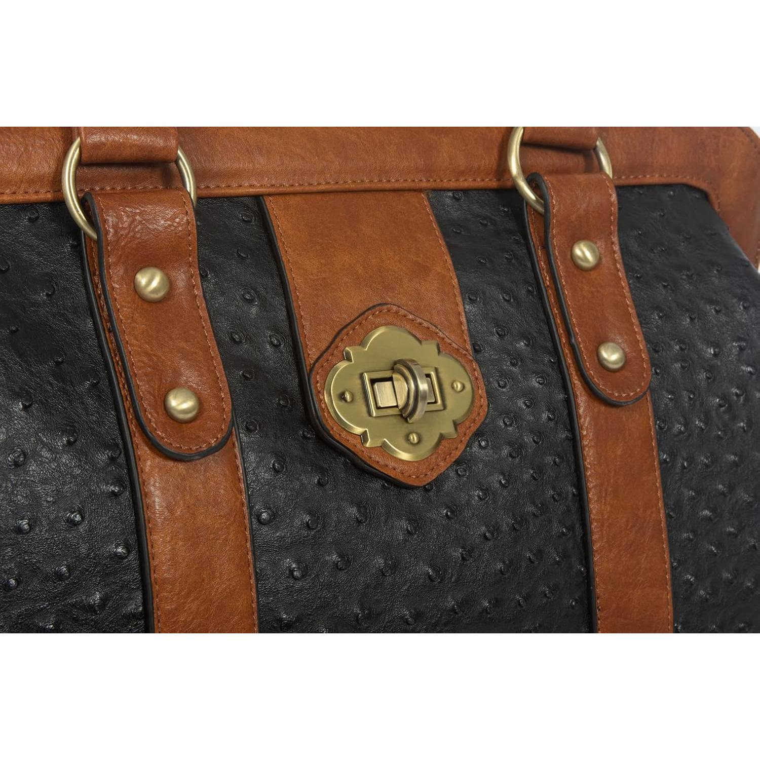 Bolsa de Laptop Rodante JKM & Company para Mujeres - Negro