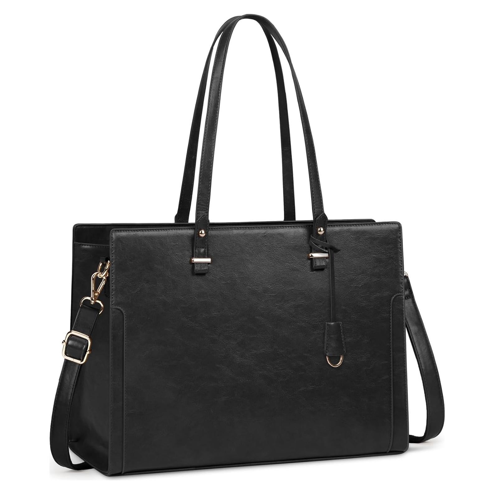 Bolso de computadora RAINSMORE para mujeres 15.6" negro