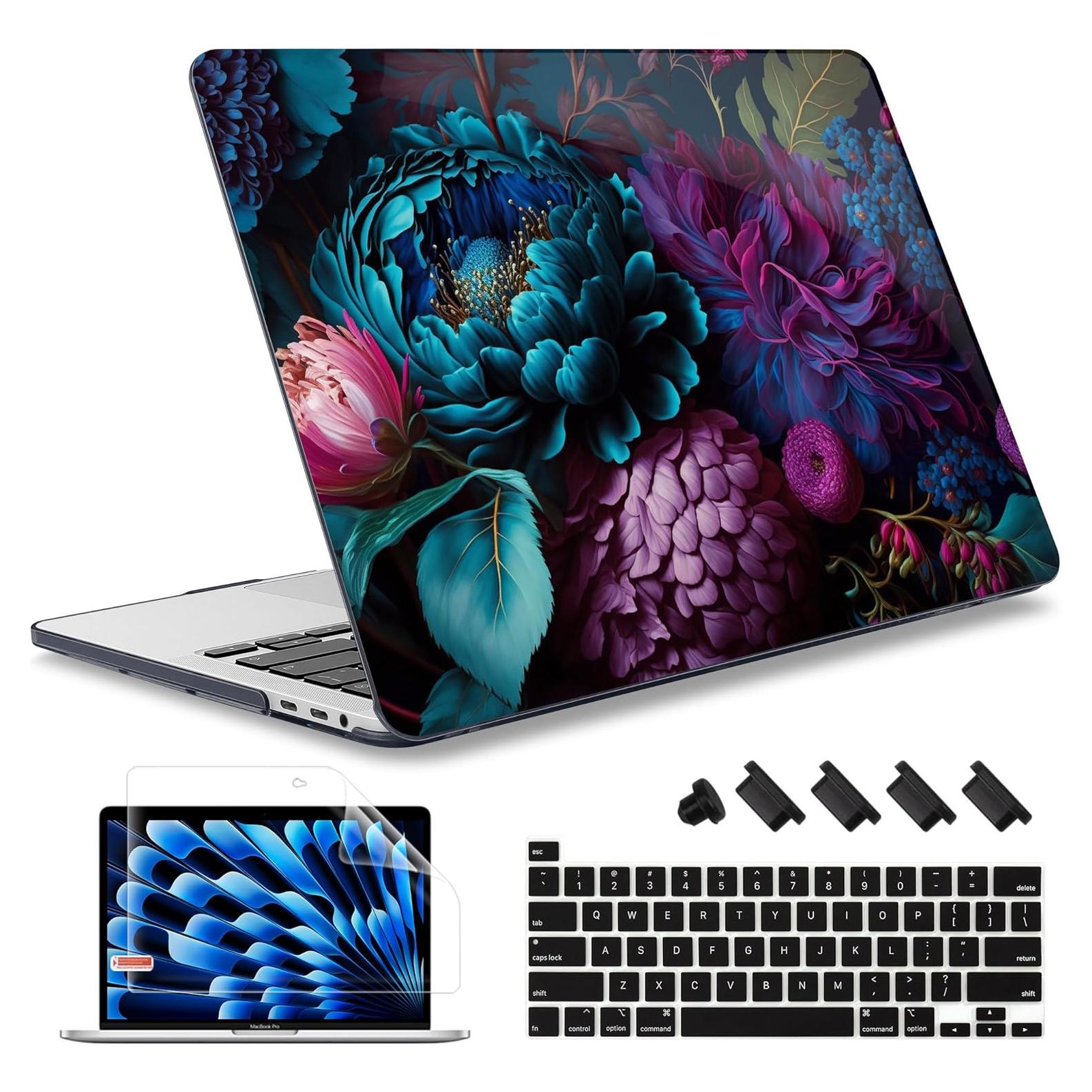 Funda Dura May Chen para MacBook Pro 16" A2141 Floral Vintage
