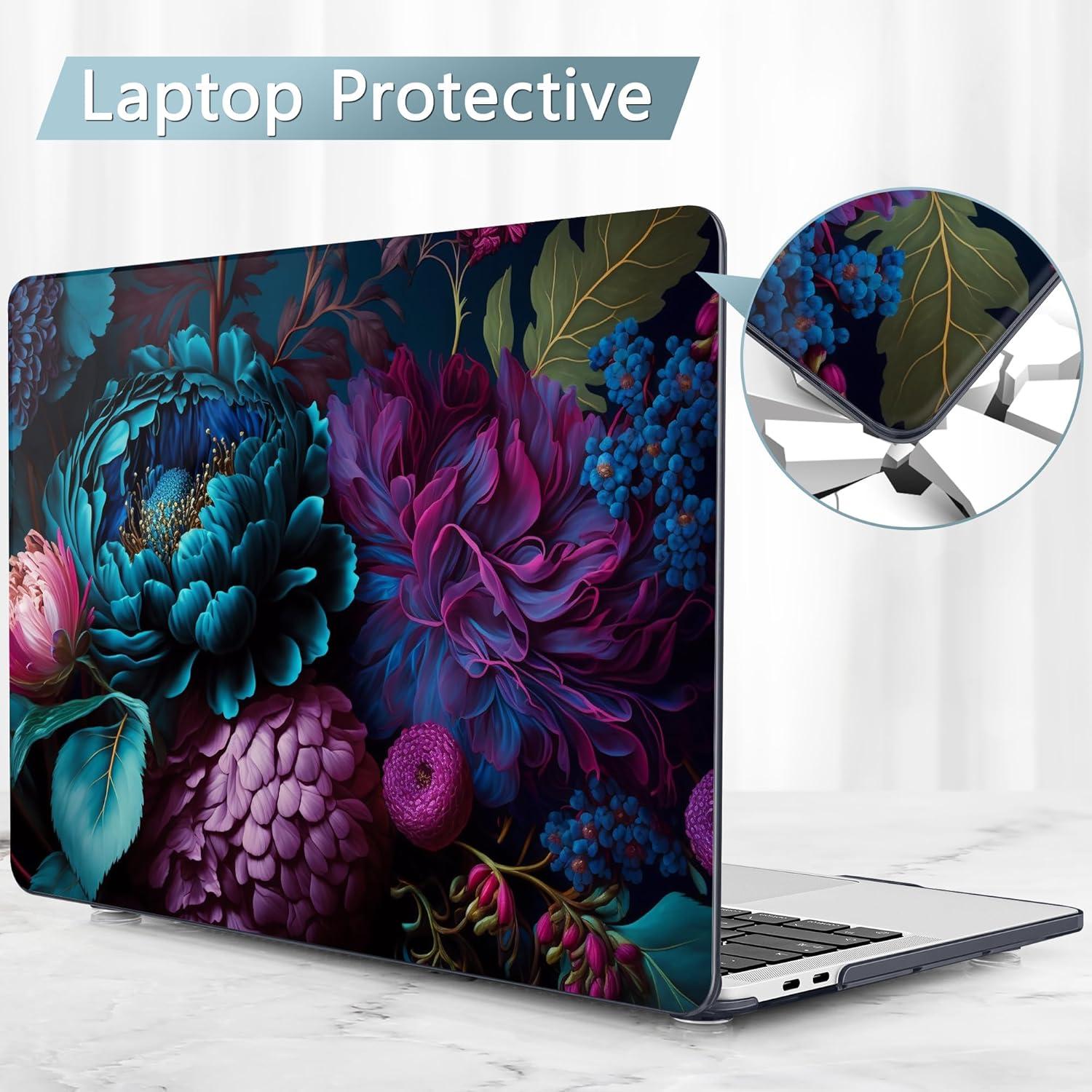 Funda Dura May Chen para MacBook Pro 16" A2141 Floral Vintage