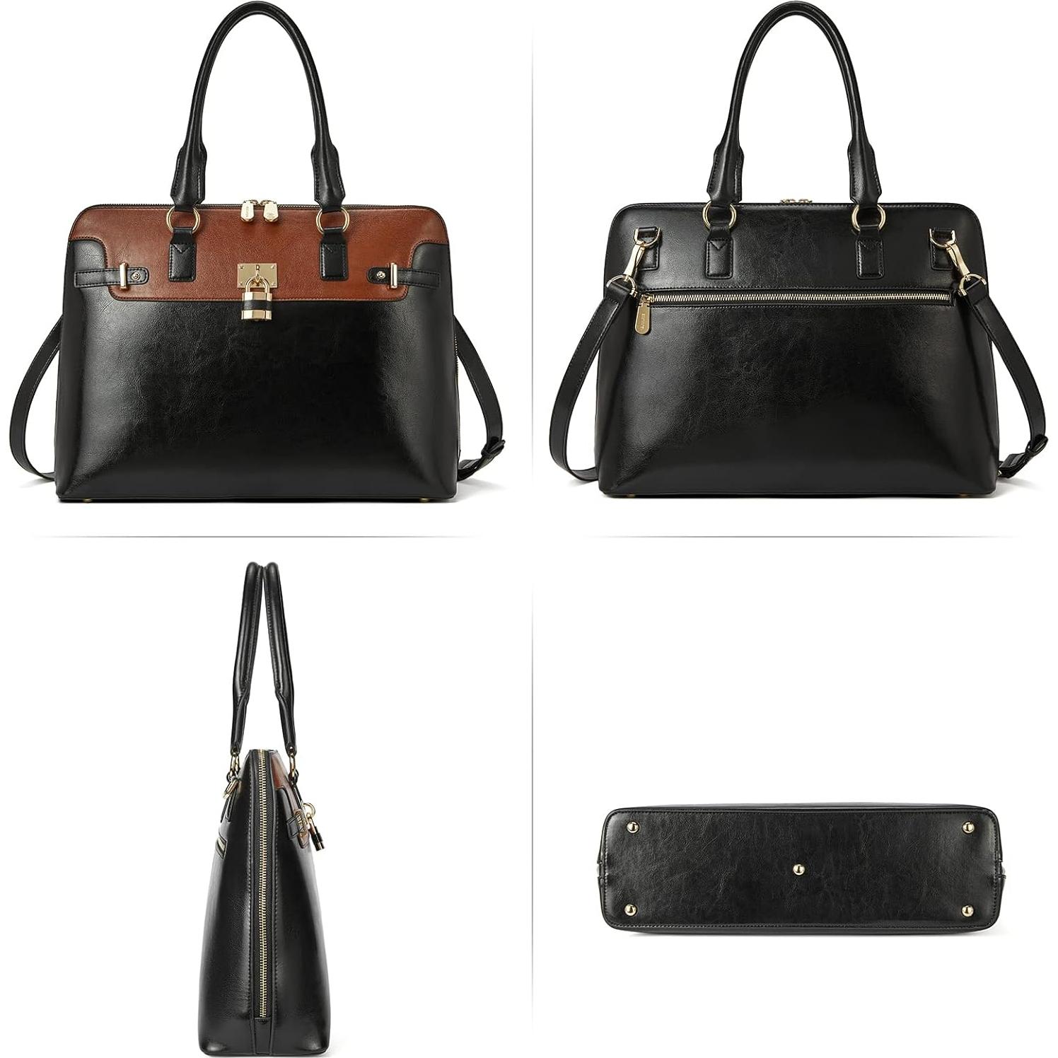 Maletín de Cuero para Laptop BOSTANTEN 15.6" Mujeres