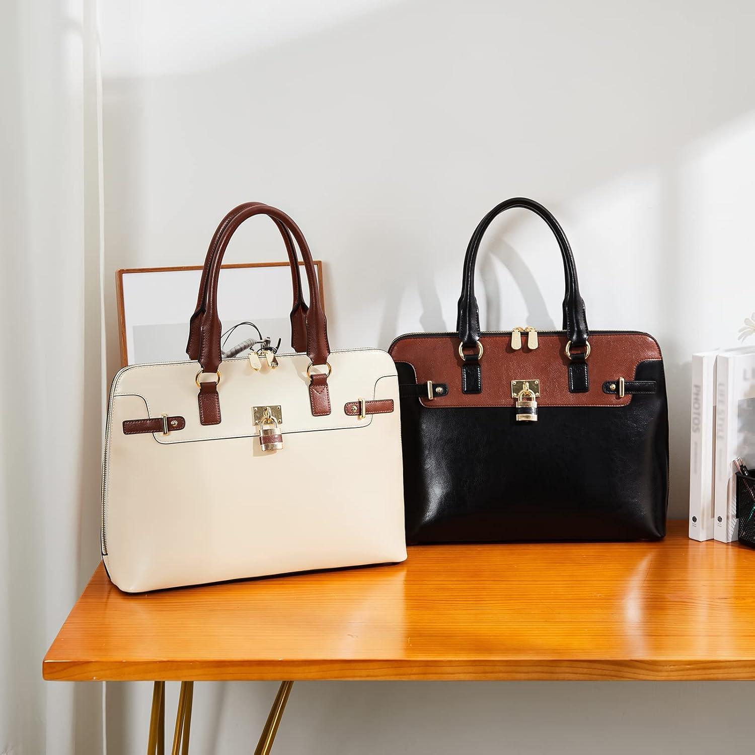 Maletín de Cuero para Laptop BOSTANTEN 15.6" Mujeres