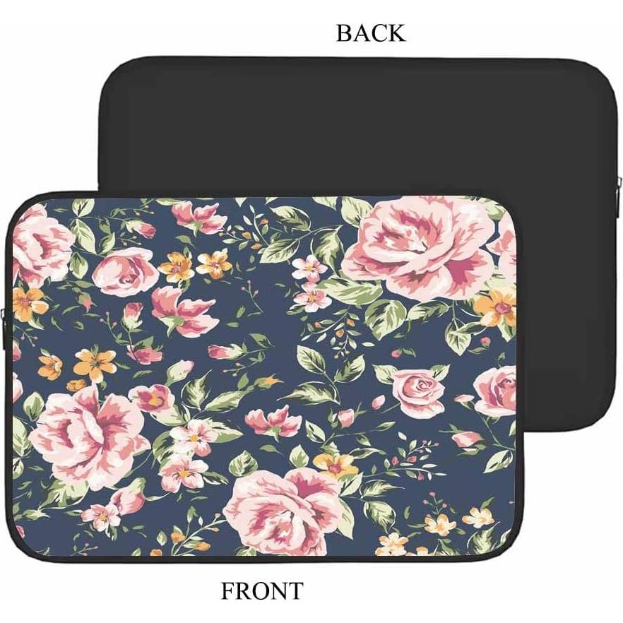Funda para Laptop 15.6" Nicokee Rosa Vintage Floral