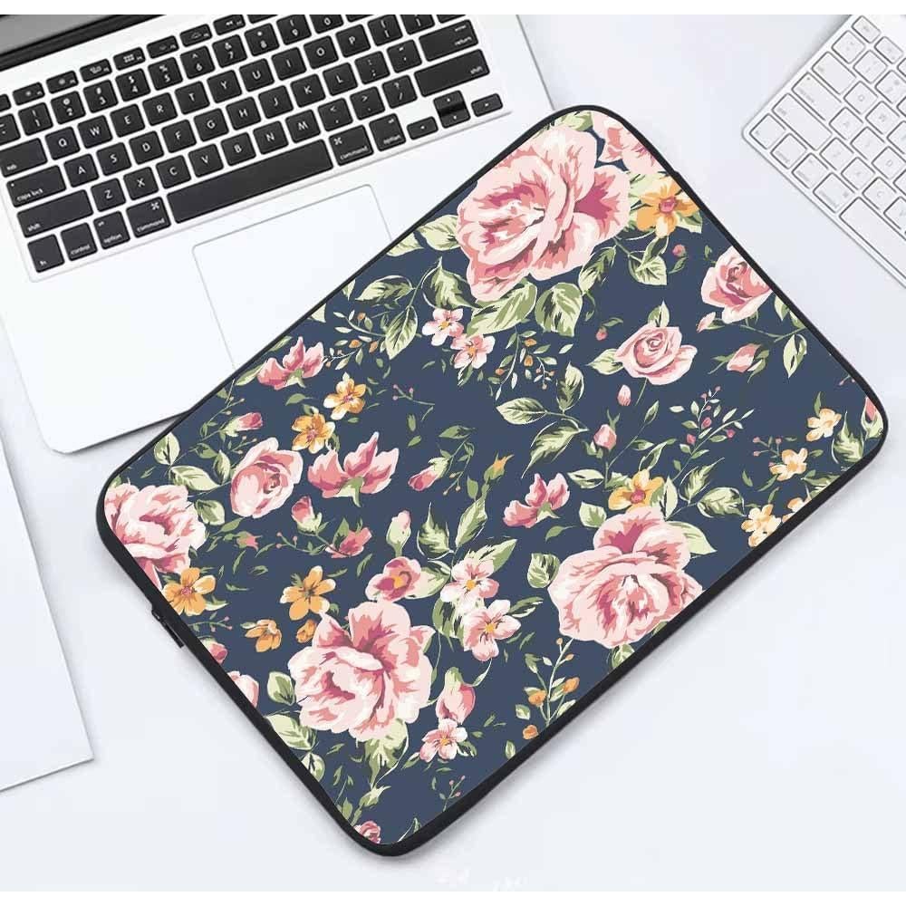 Funda para Laptop 15.6" Nicokee Rosa Vintage Floral