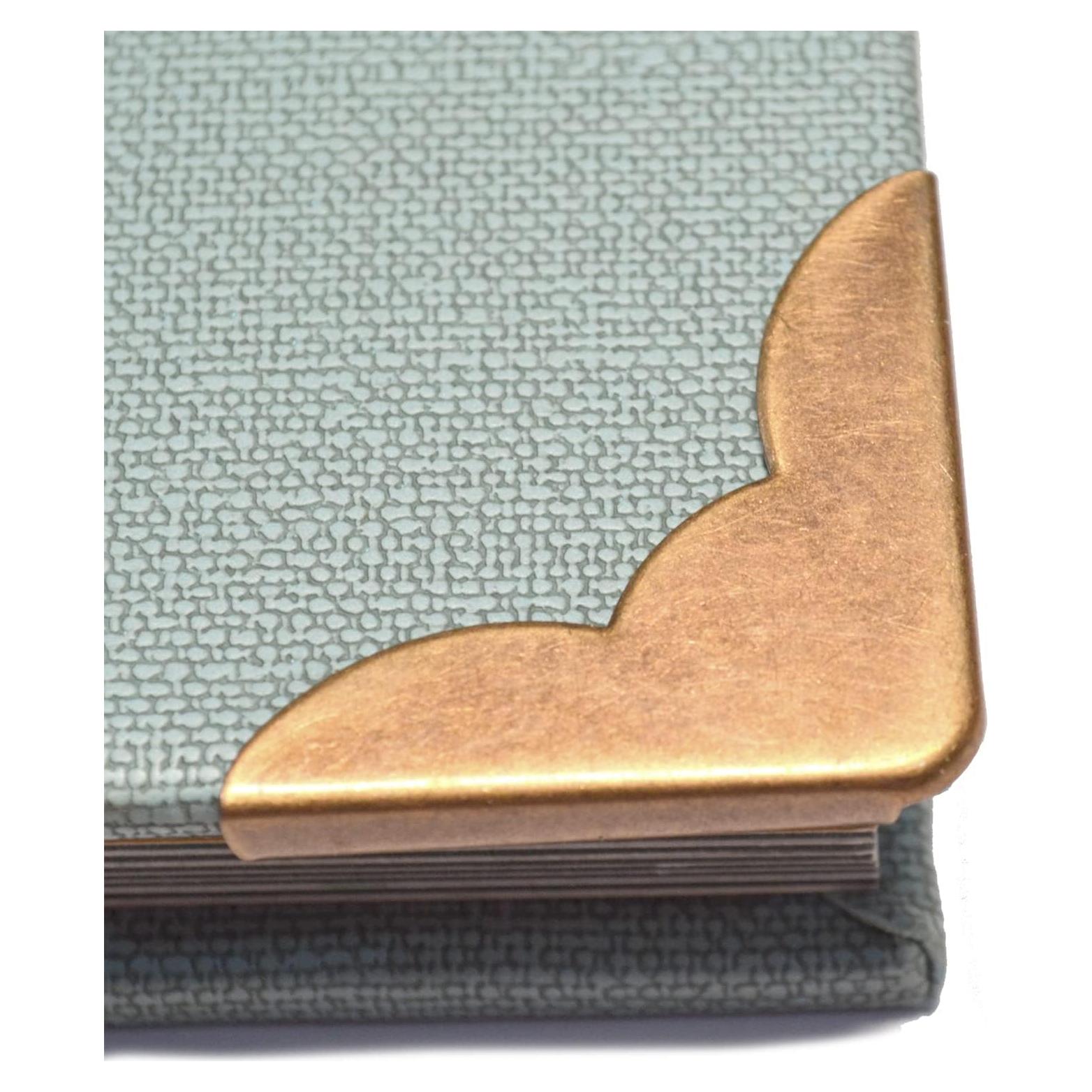 20 Protectores de Esquinas de Bronce Vintage Mikadolly 40mm