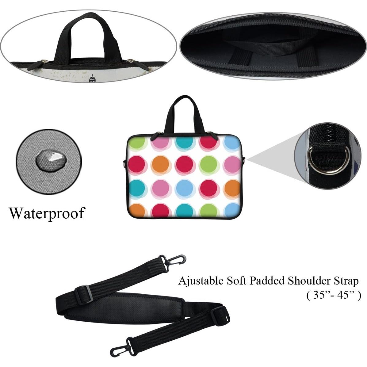 Funda de Neopreno para Laptop Meffort Inc 30.48 cm Resistente Agua