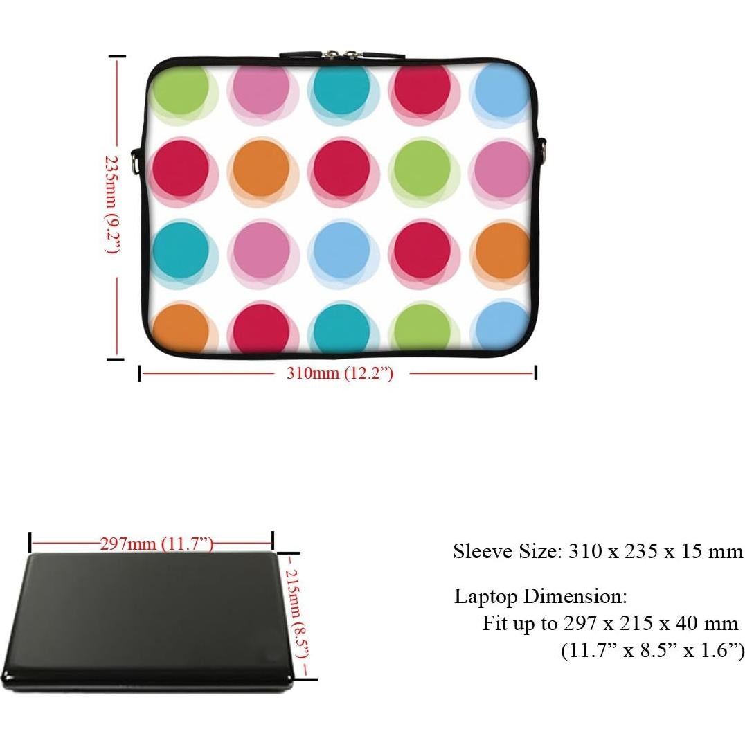 Funda de Neopreno para Laptop Meffort Inc 30.48 cm Resistente Agua