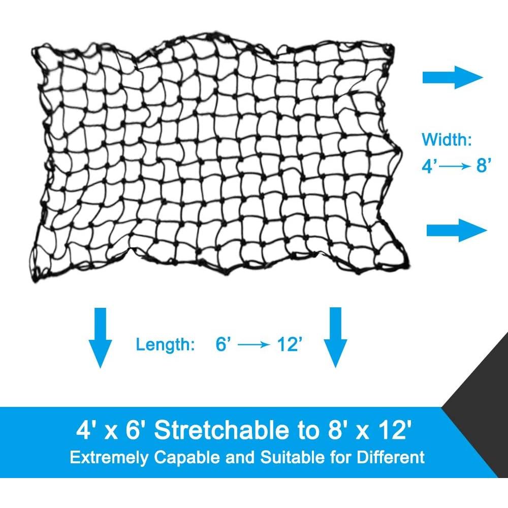 Red de Carga Bungee AxPower 182x122 cm con 12 Ganchos