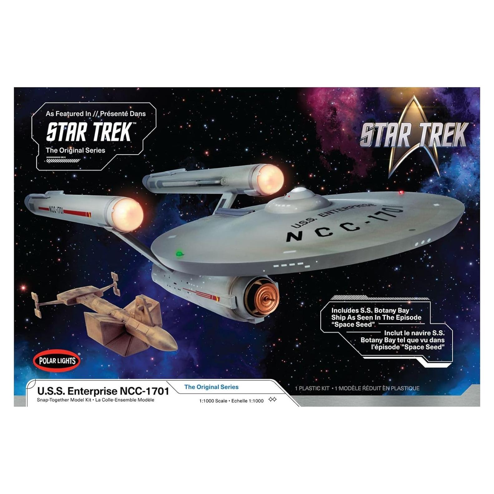 Modelo U.S.S. Enterprise NCC-1701 AMT 1:1000 para armar