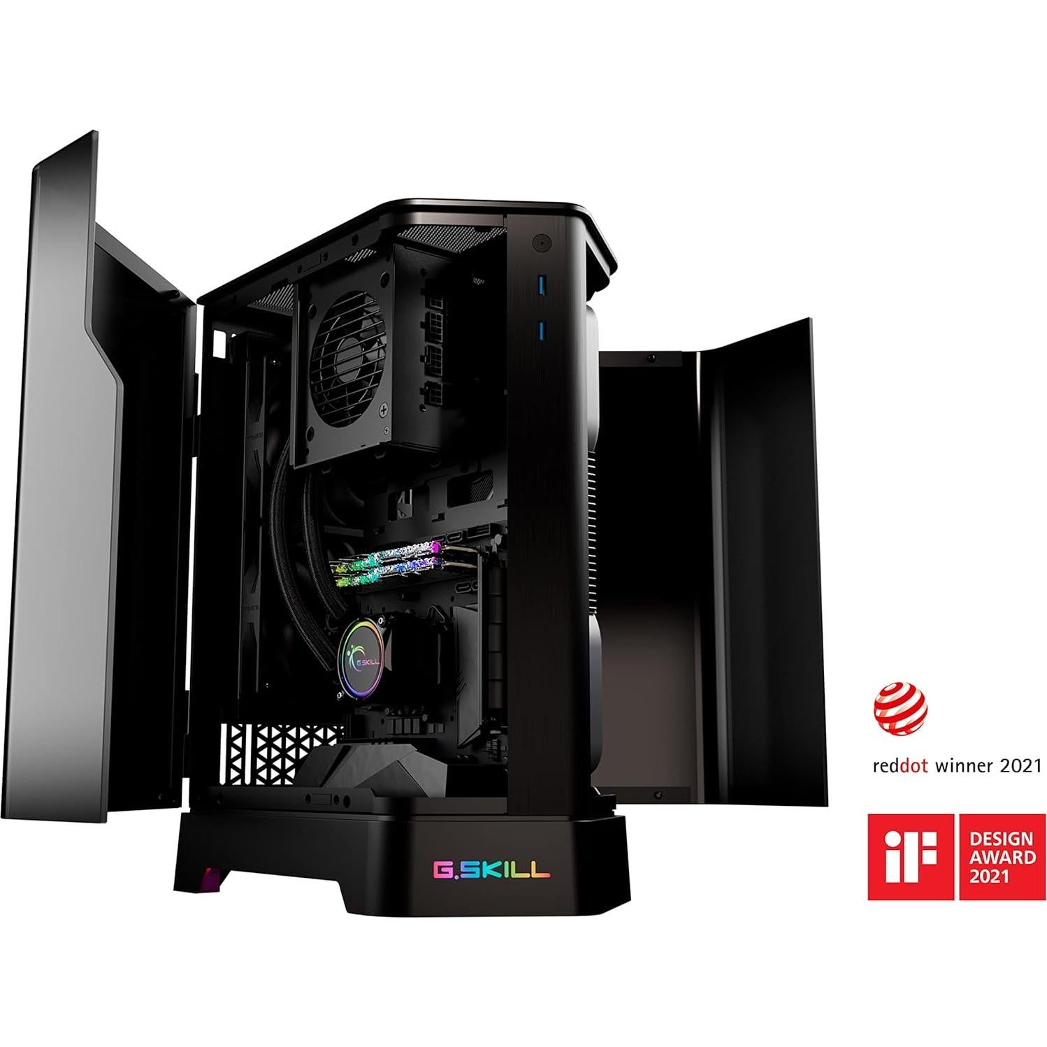 Caja Mini-ITX G.SKILL Z5i Vidrio Templado Curvado - Negro