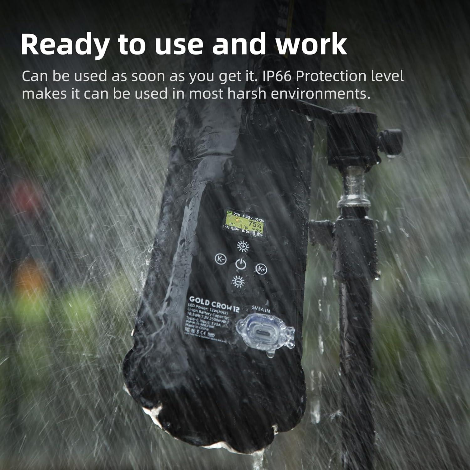 Tubo LED Inflable Bi-Color INKEE GC12 12W 2700K-6500K