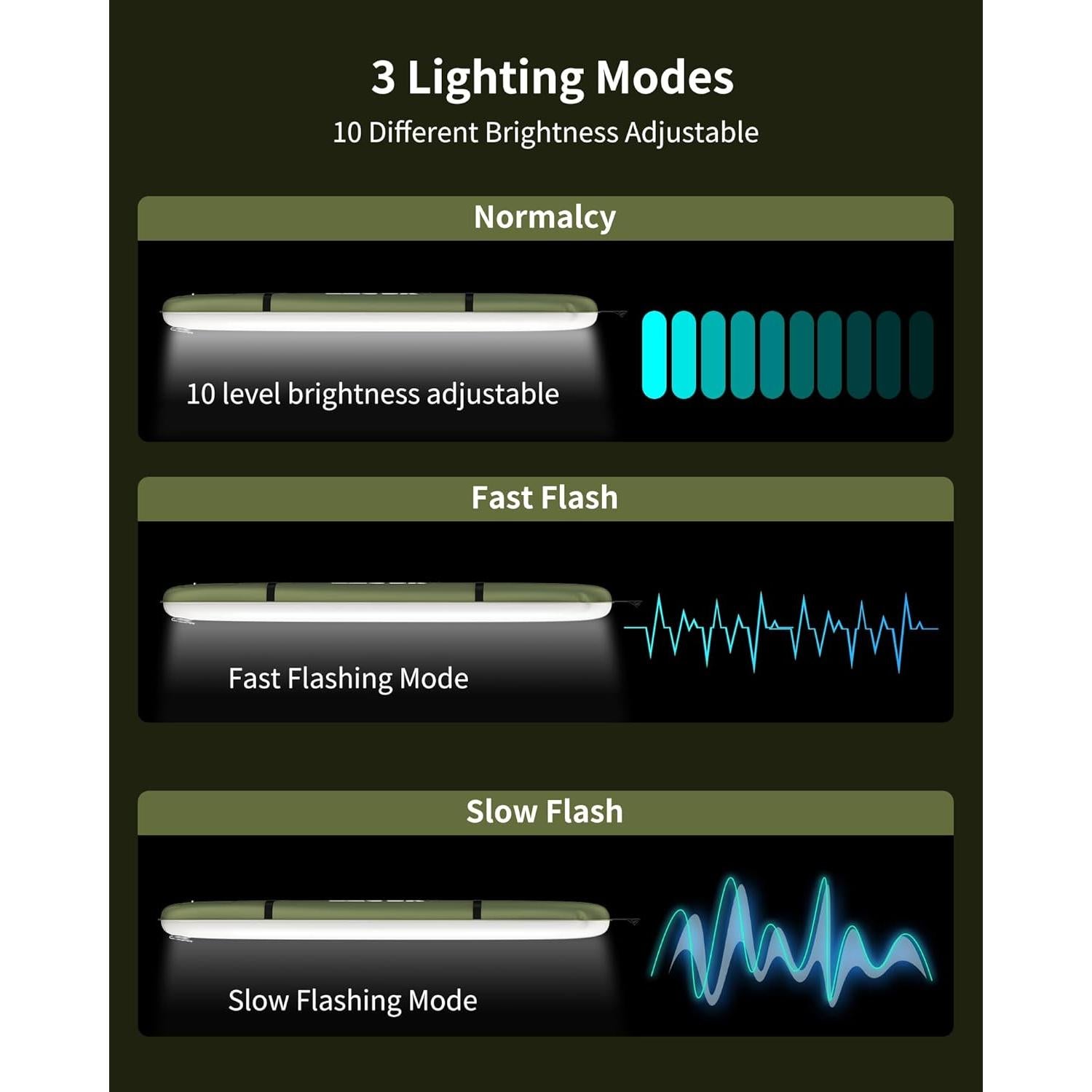 Linterna LED Inflable Ztarx T90 Blanca Impermeable Camping