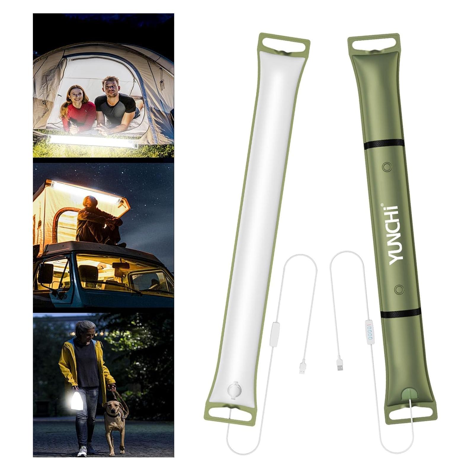 Linterna LED Plegable YUNCHI 500 Lúmenes Resistente al Agua