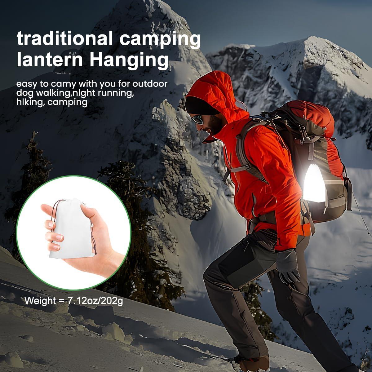 Linterna LED Plegable YUNCHI 500 Lúmenes Resistente al Agua