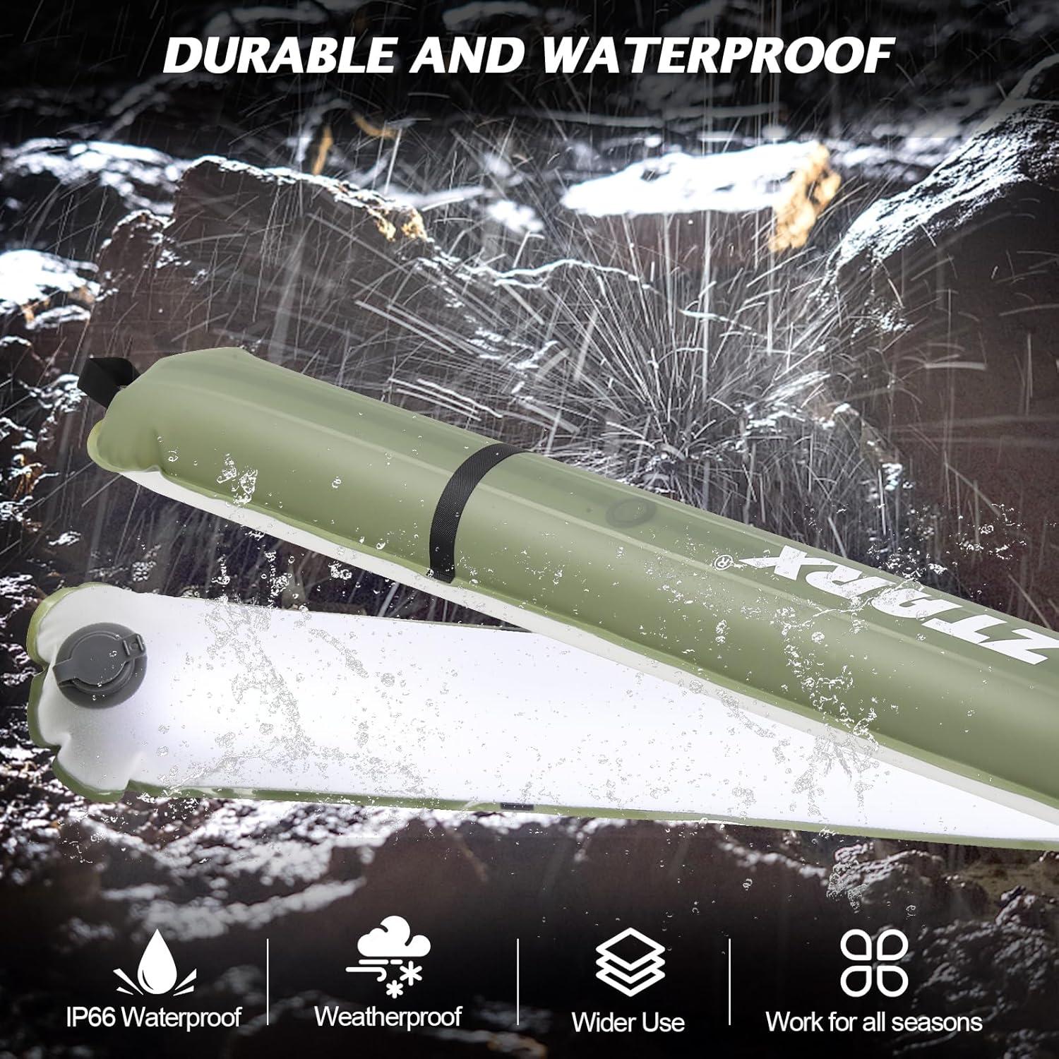 Luz de Camping Inflable Solar Qoolife 85cm IP66 4000mAh