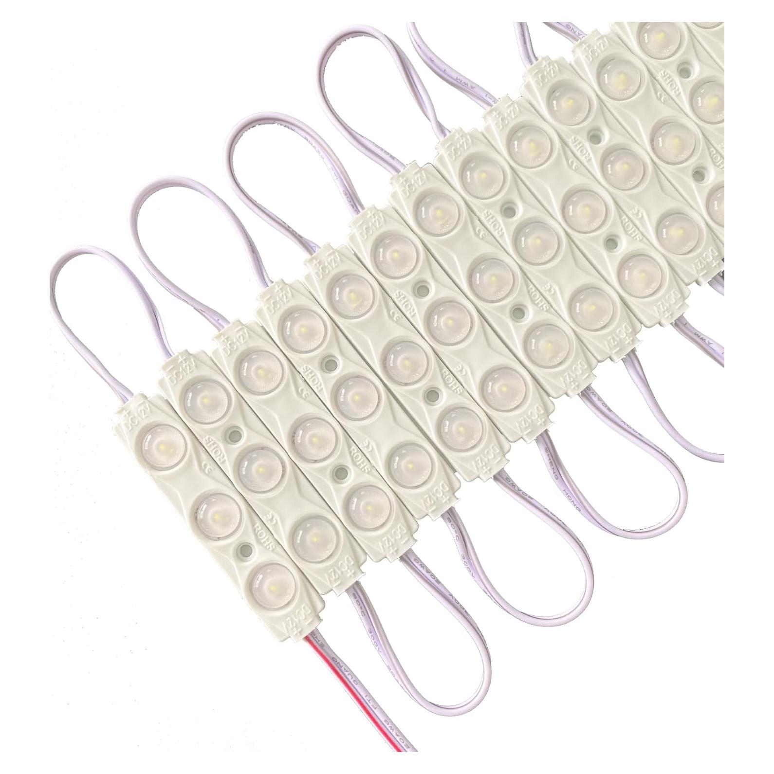 Módulo LED LIANWO 20pcs 2835 SMD 130-160LM IP67 Blanco