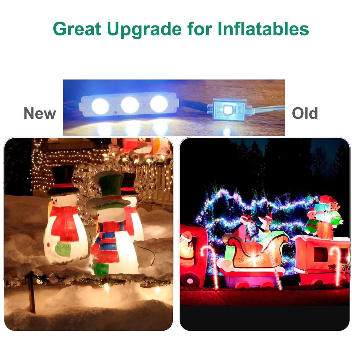 Luces LED de Reemplazo Martronic 12V para Inflables - 20Pcs Blancas