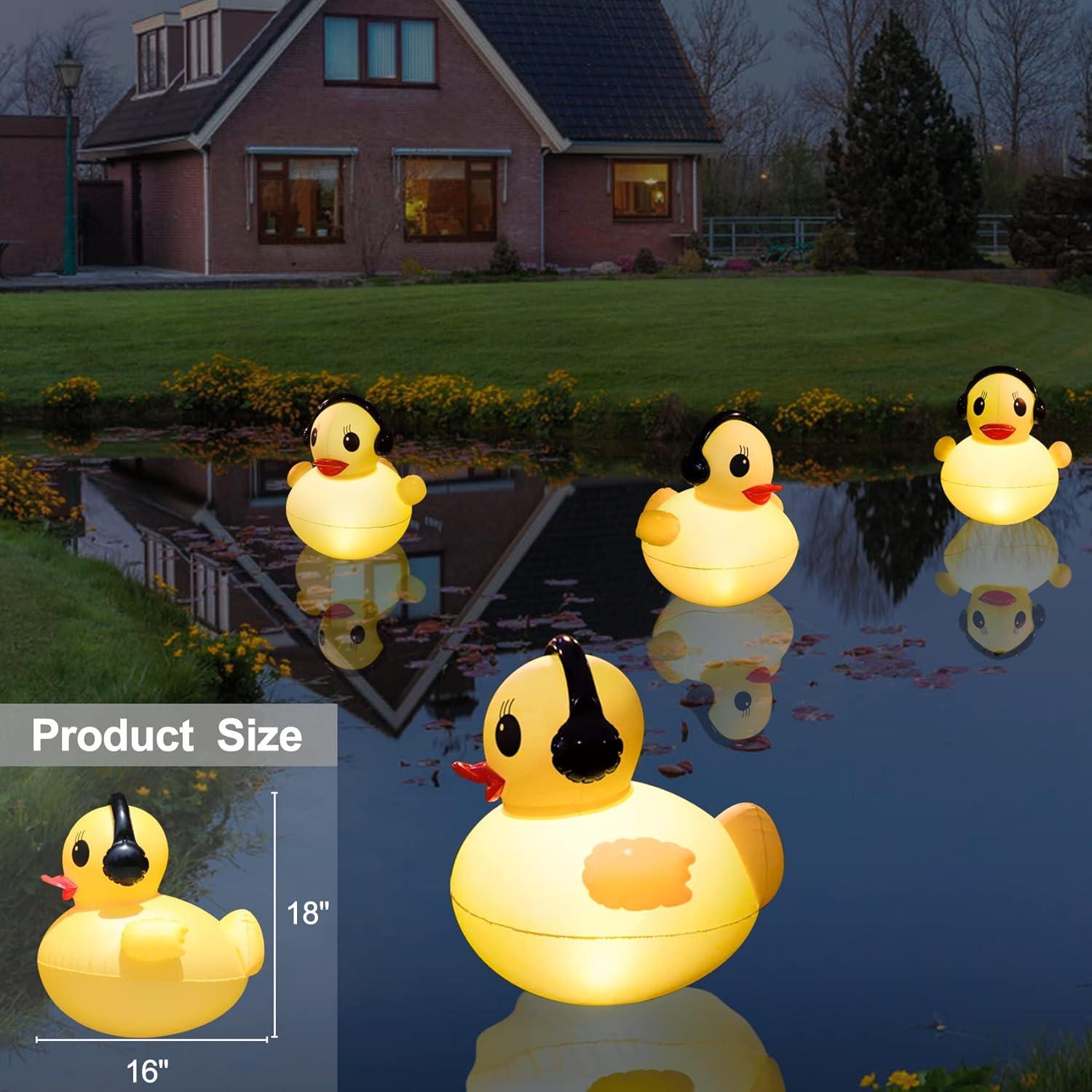 Luces Flotantes de Piscina Solar DeeprBetter 2 Pcs 39 cm