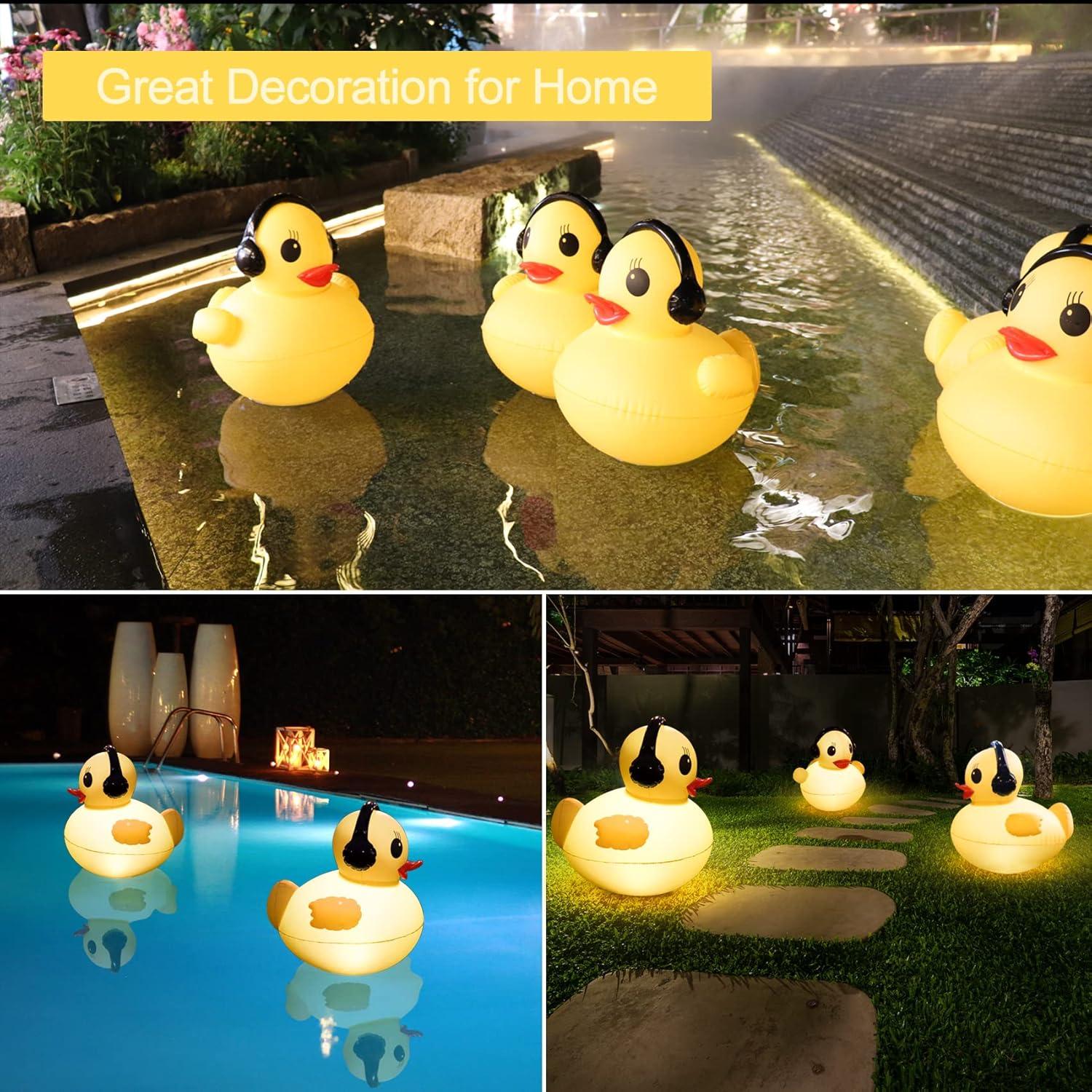 Luces Flotantes de Piscina Solar DeeprBetter 2 Pcs 39 cm