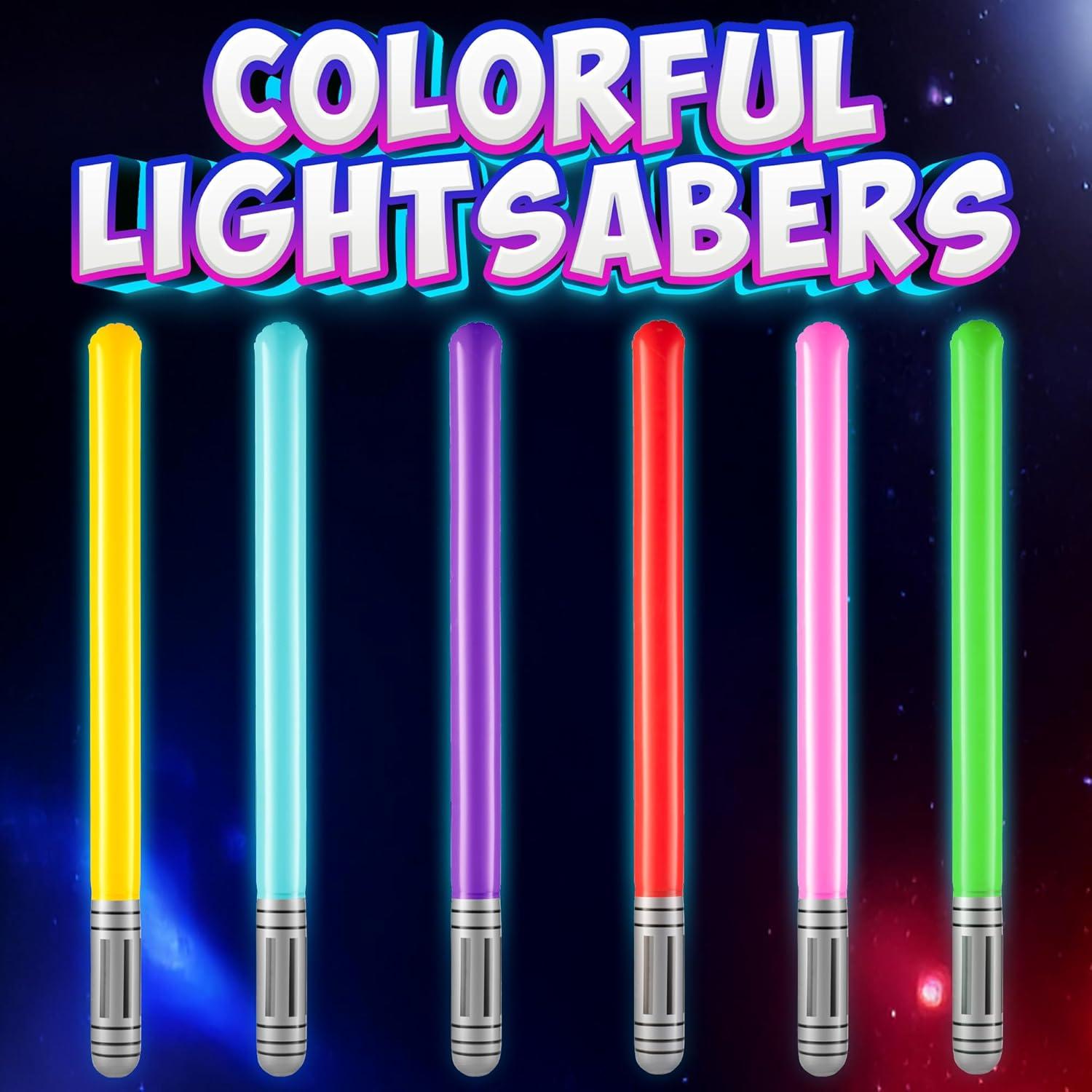 Sables de Luz Inflables Bedwina - Paquete de 6, 88.9 cm