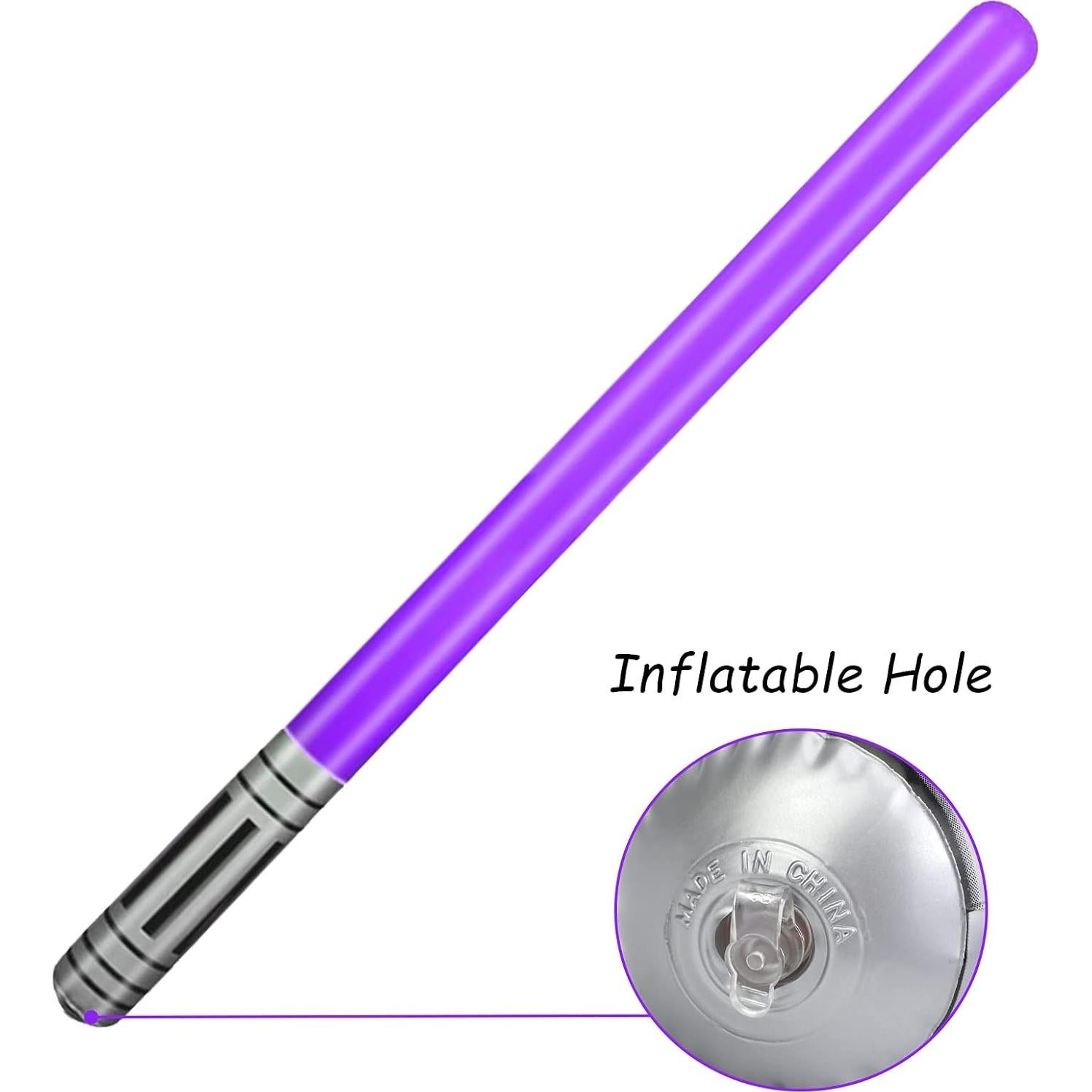 Set 12 Espadas Inflables de Luz PHOGARY 100 cm 6 Colores