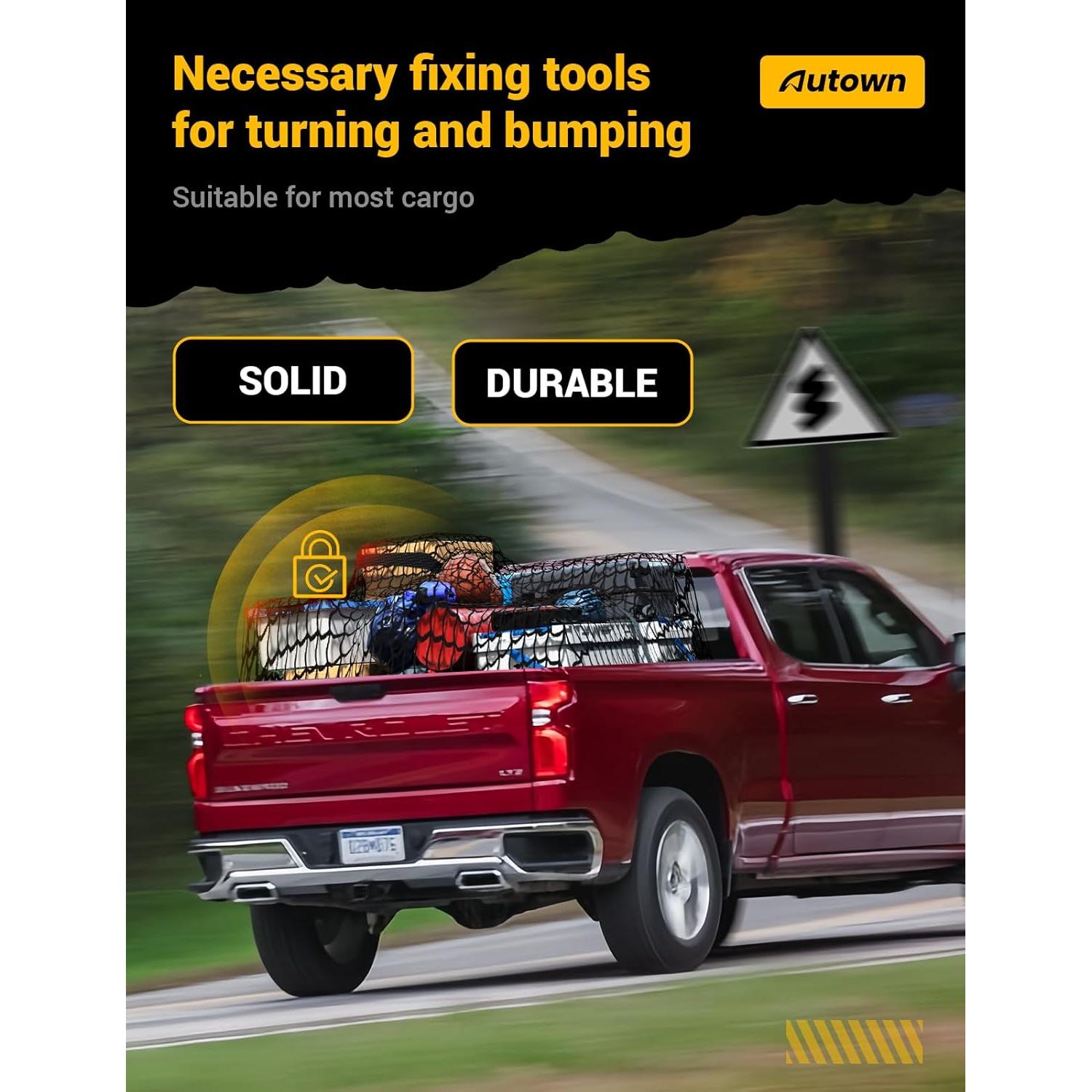 Red de Carga AUTOWN HECN42-S1 2,54 cm con 8 Mosquetones